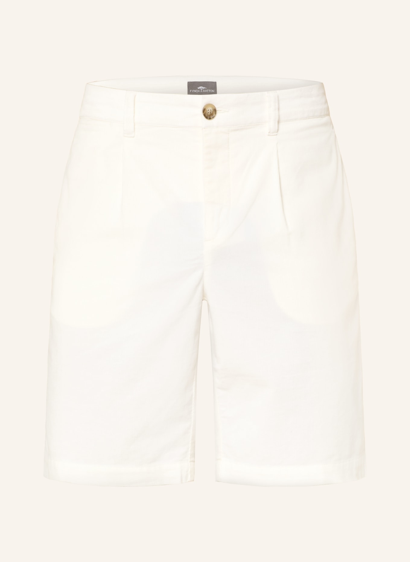 FYNCH-HATTON short en velours côtelé: CRÈME