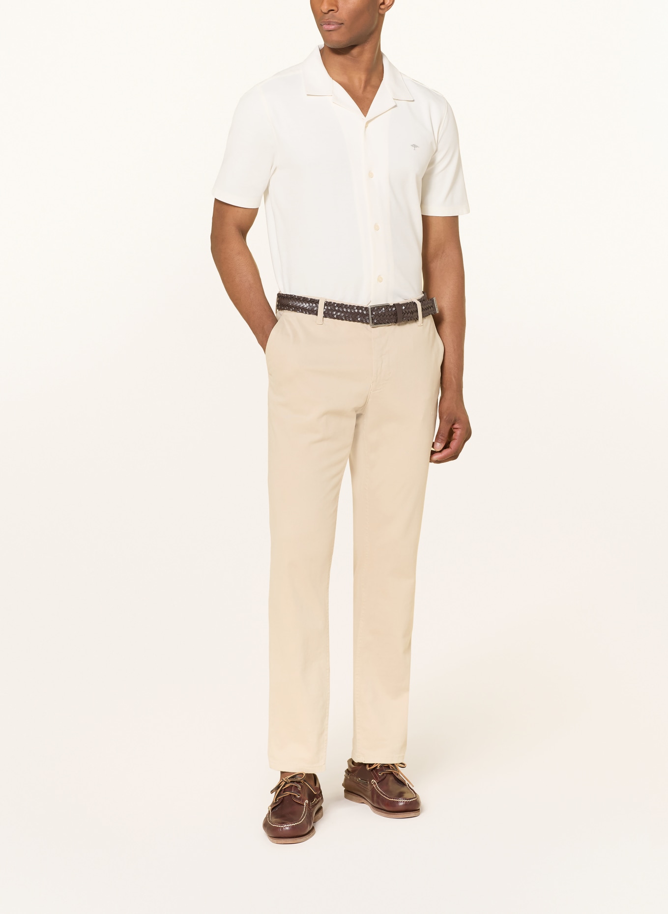 FYNCH-HATTON Resorthemd Comfort Fit: CREME