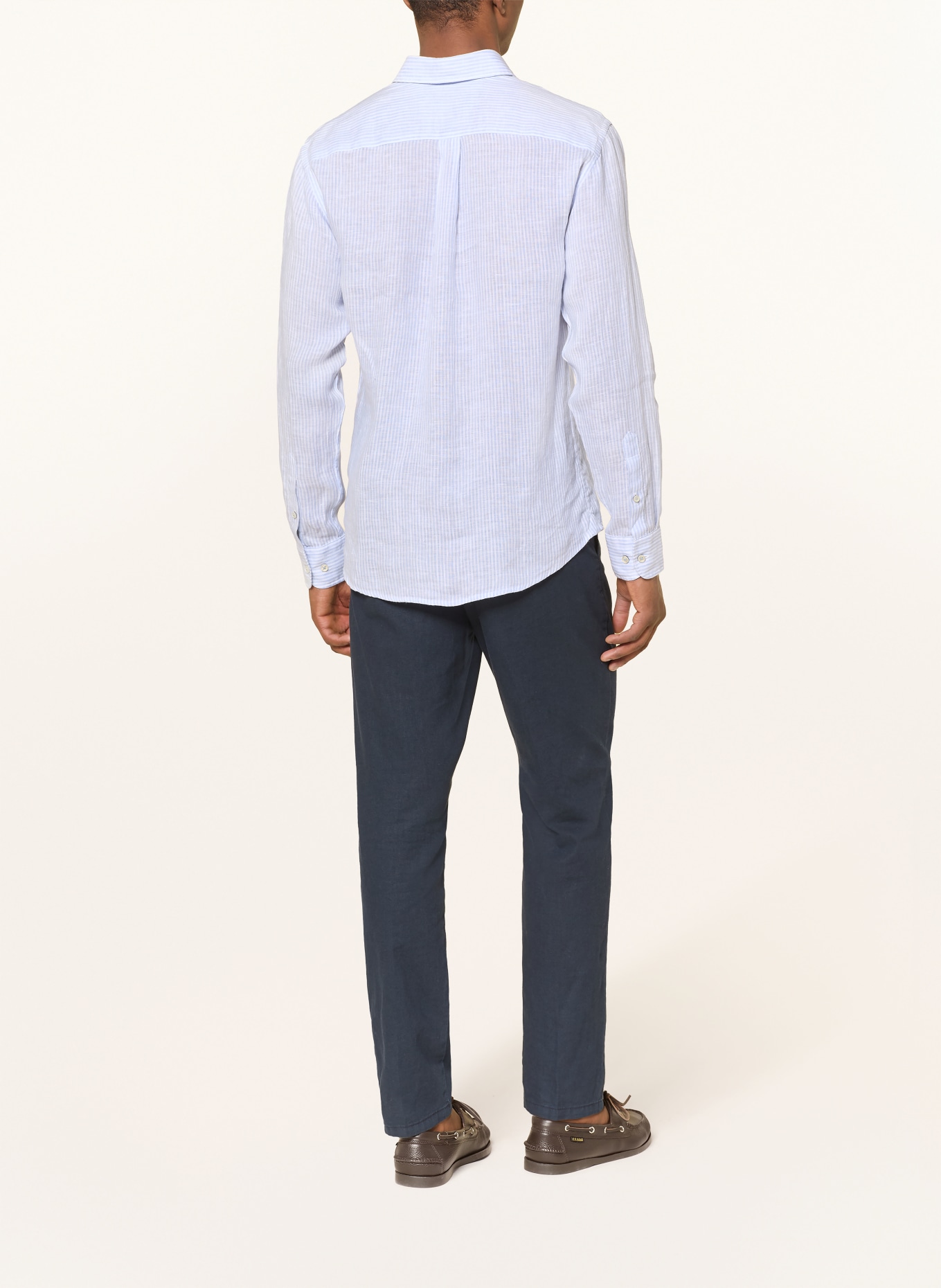 FYNCH-HATTON Regular fit shirt: LIGHT BLUE / WHITE