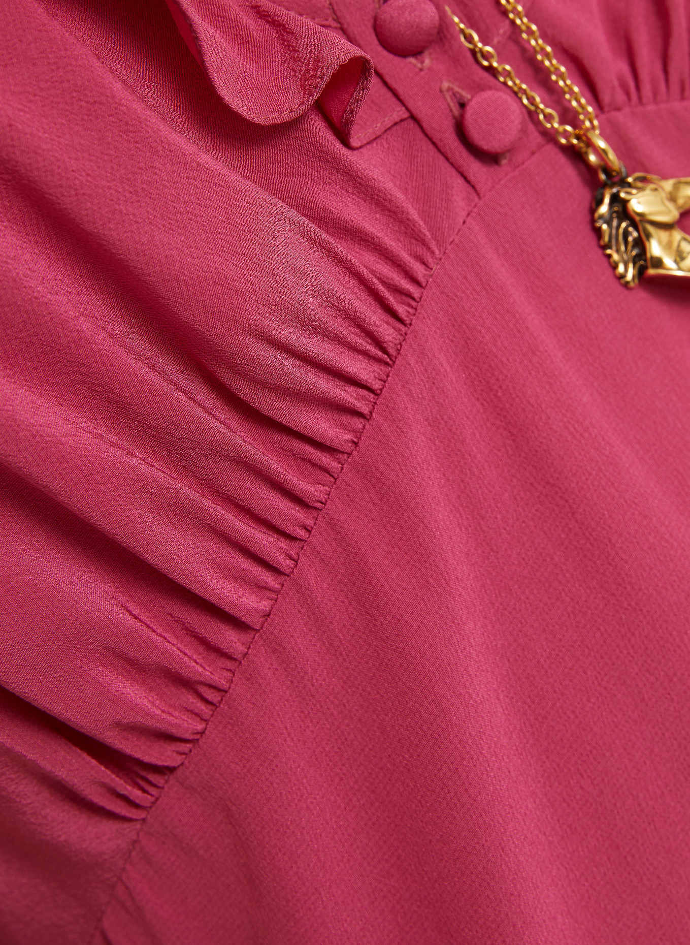 Chloé Seidenkleid: PINK