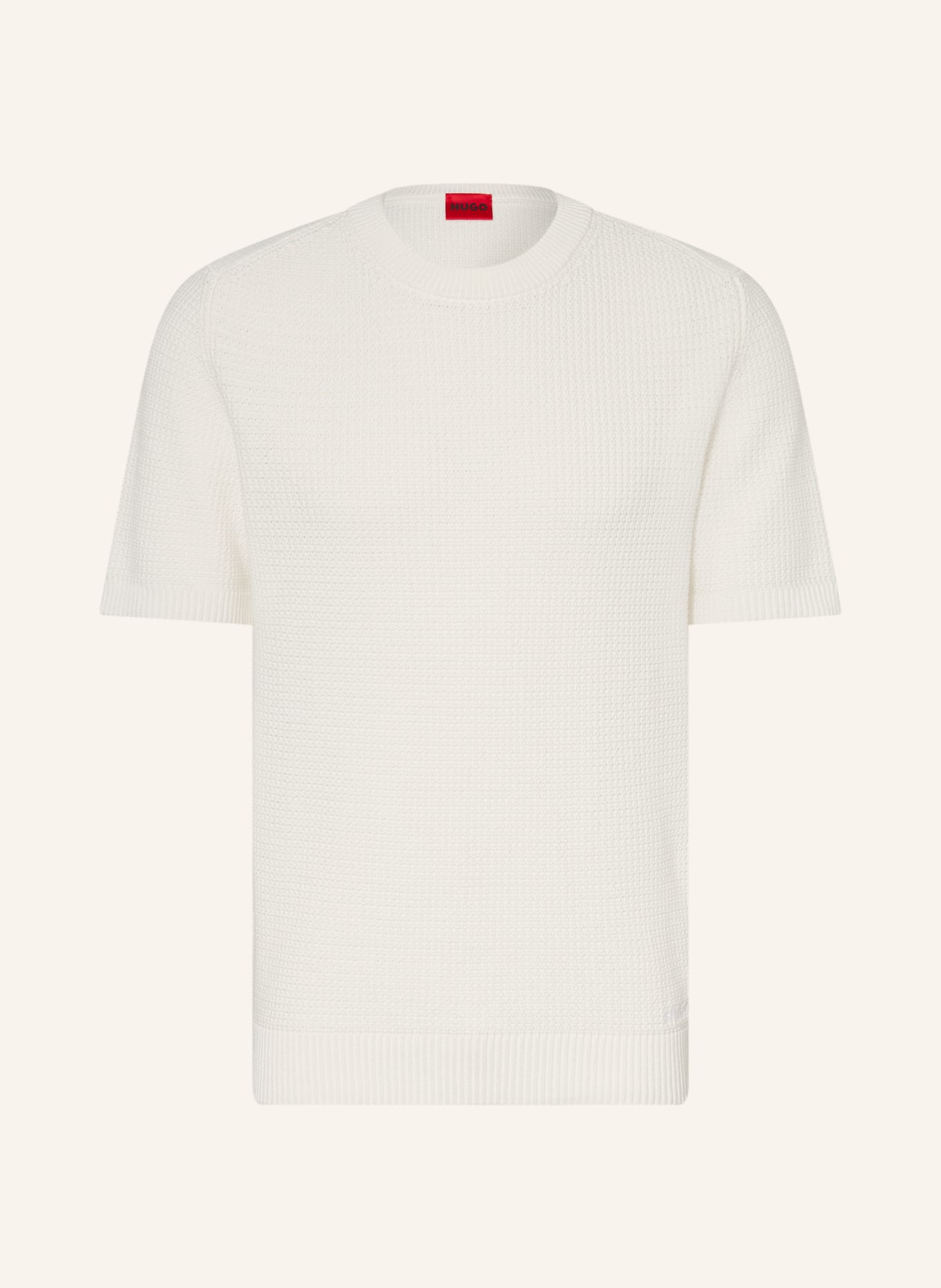 HUGO SAFFON knit shirt: CREAM