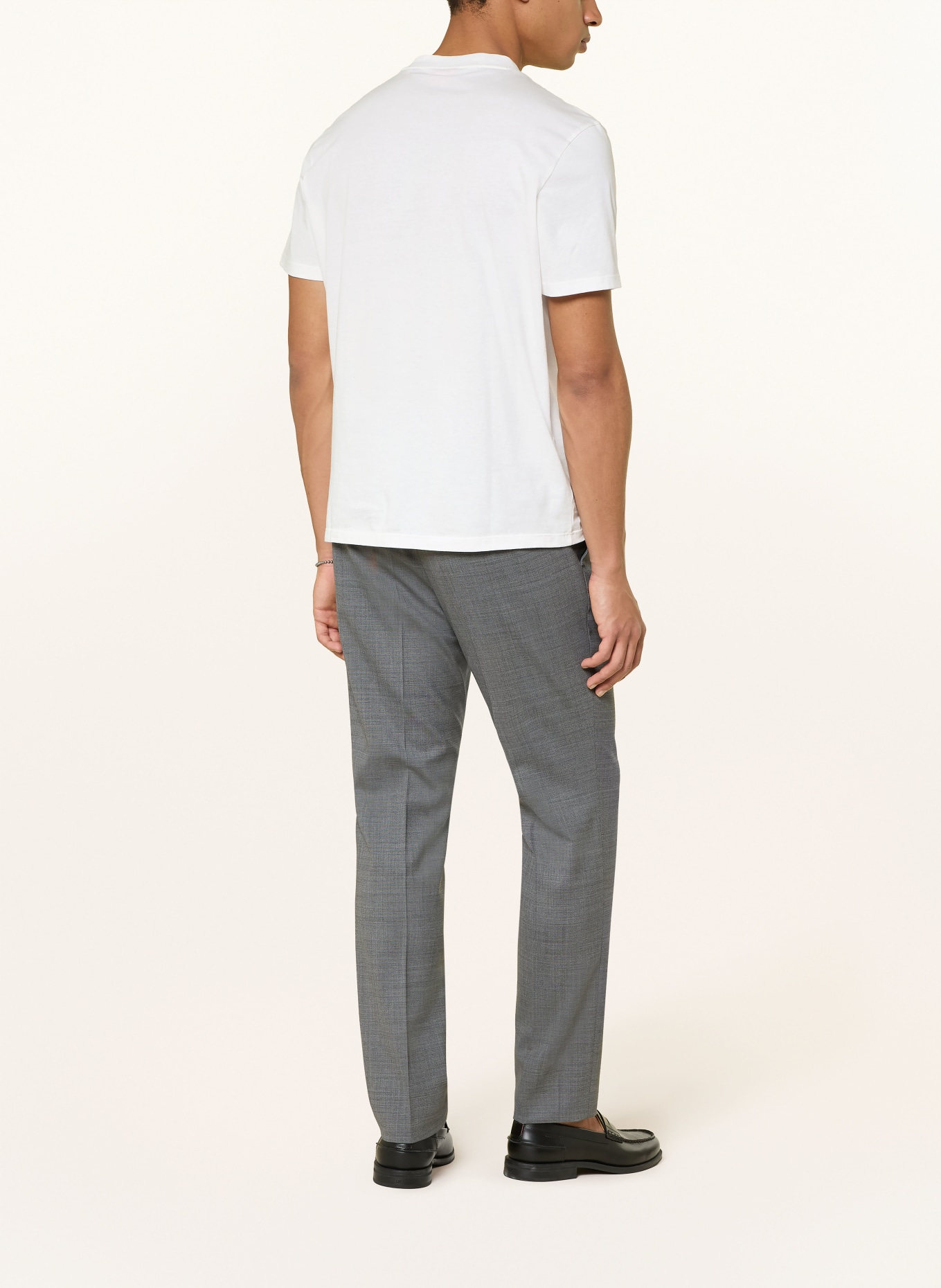 HUGO T-Shirt DIKERD: WEISS / ROT / SCHWARZ