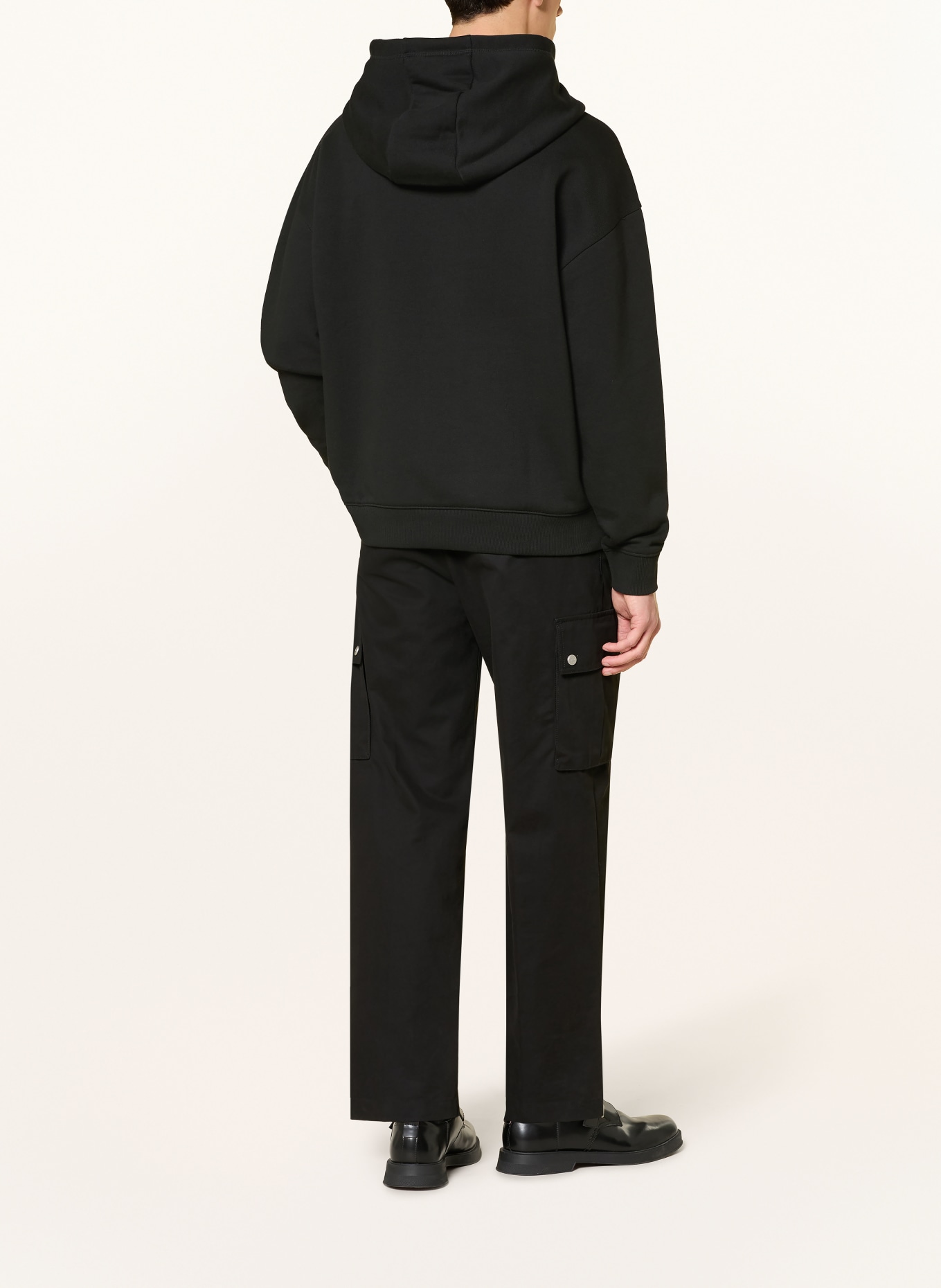 HUGO Oversized-Hoodie DAGETHOOD: SCHWARZ