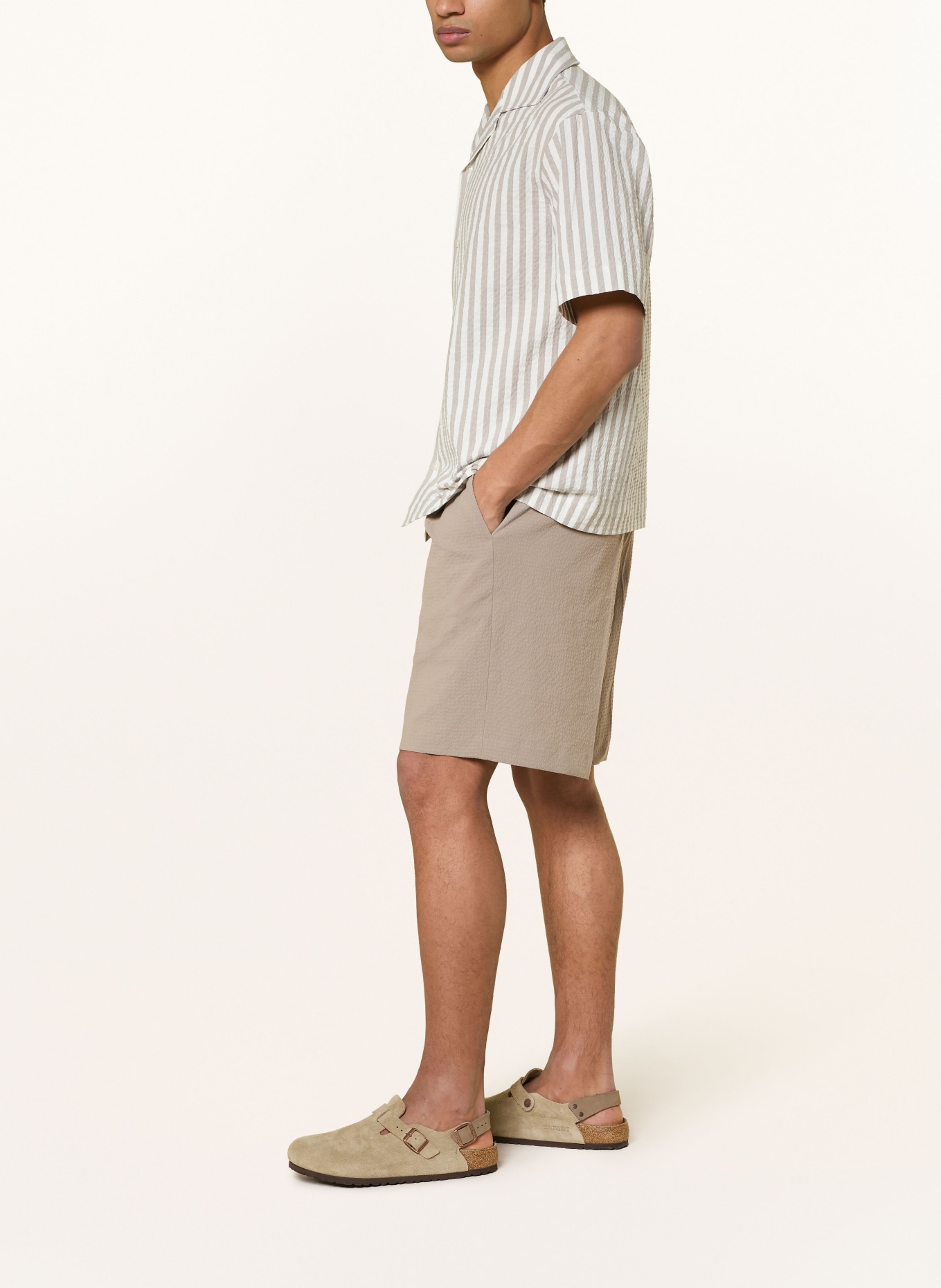HUGO Chinoshorts FERY Relaxed Fit: TAUPE
