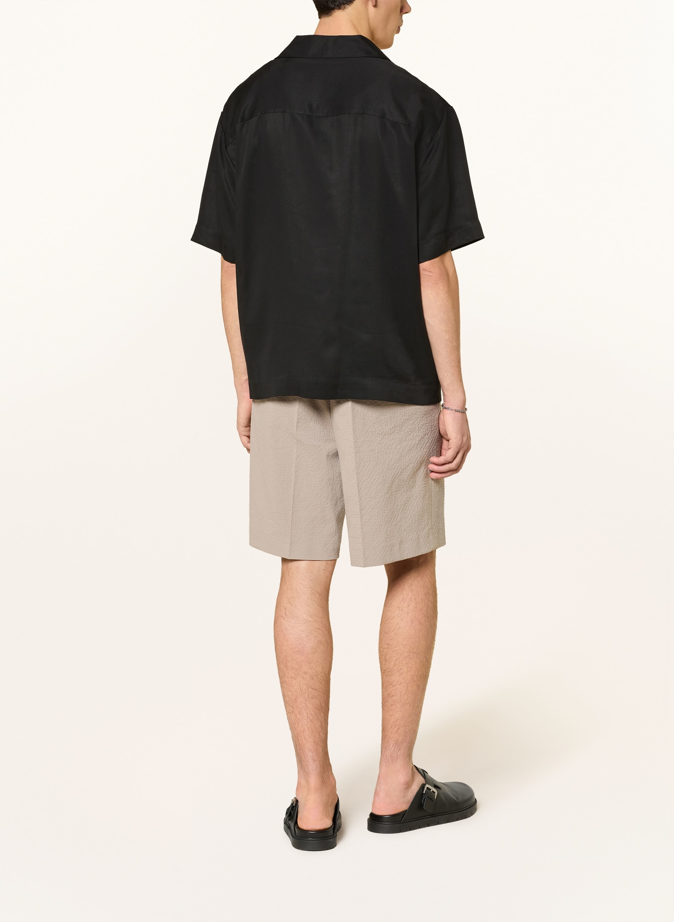 HUGO Koszula wypoczynkowa ESPINO Comfort Fit: CZARNY