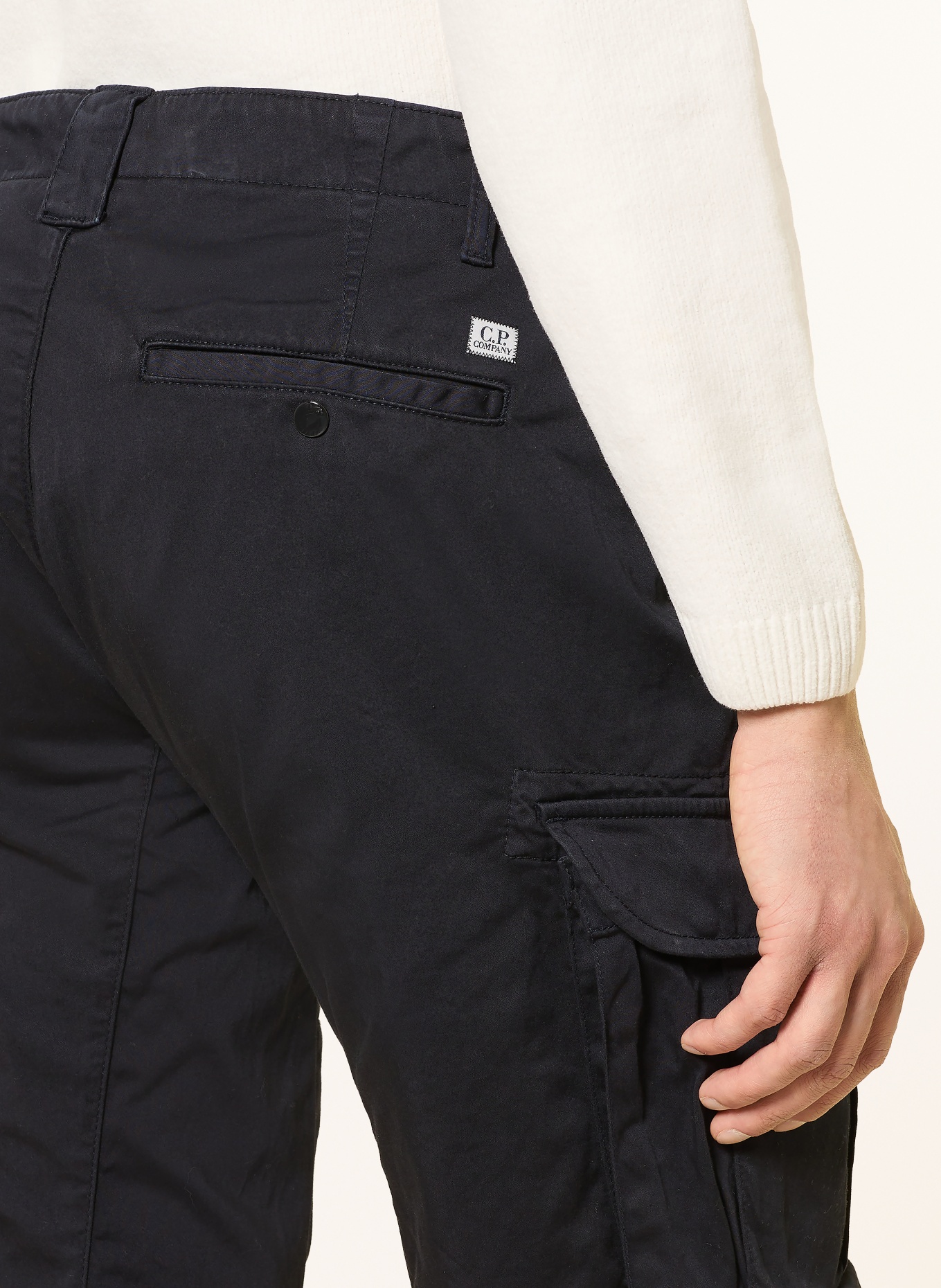 C.P. COMPANY Kargo šortky: ČERNÁ