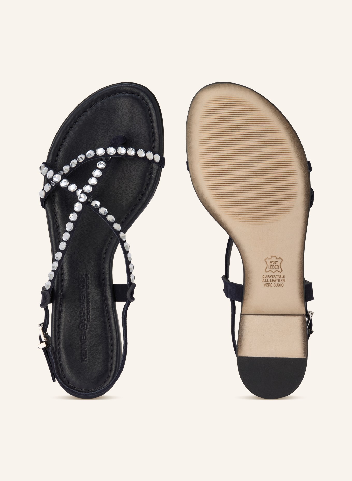 KENNEL & SCHMENGER Toe separator ELLE: BLACK