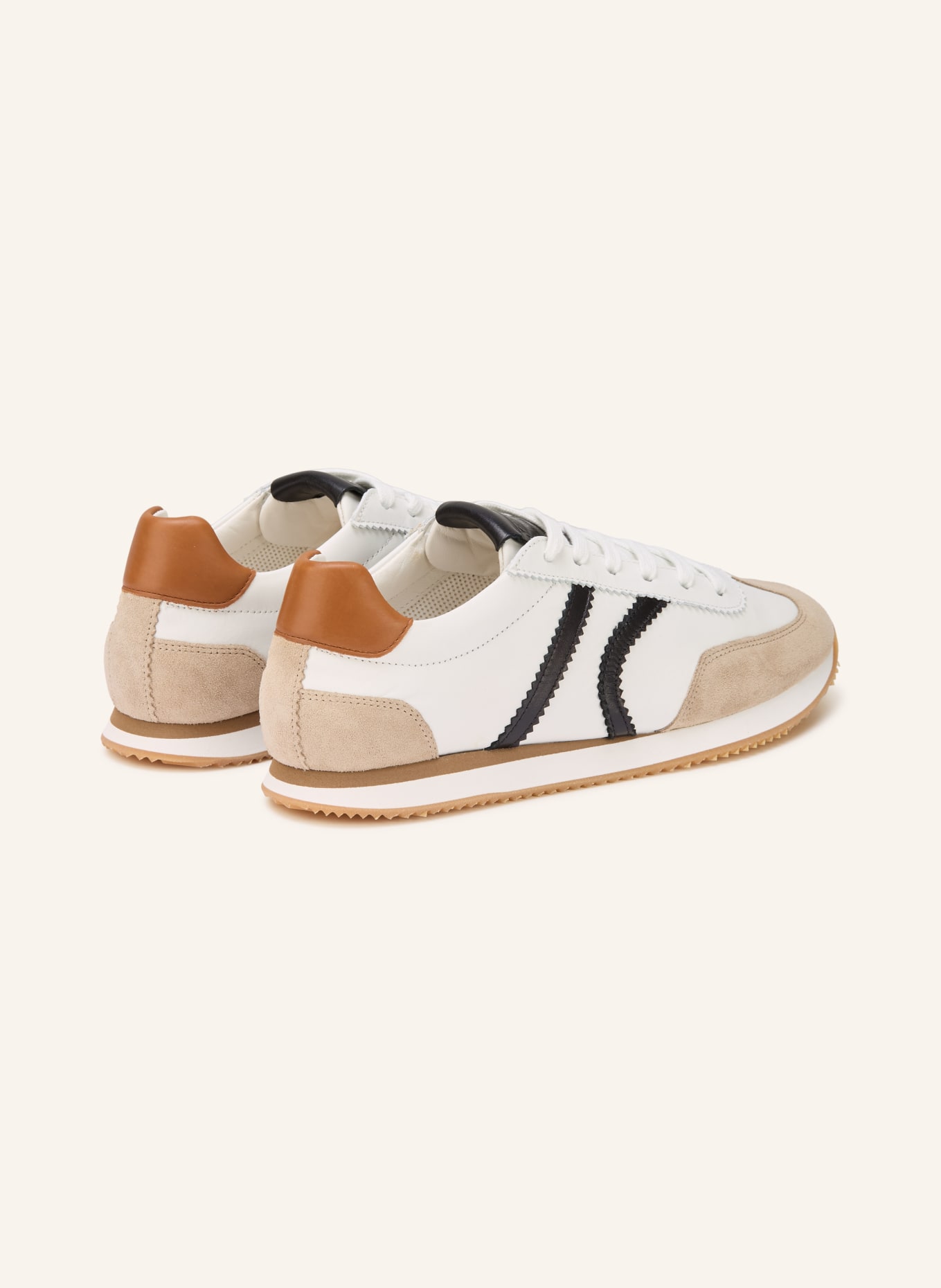 KENNEL & SCHMENGER Tenisky MUI: BÍLÁ / BÉŽOVÁ / ČERNÁ