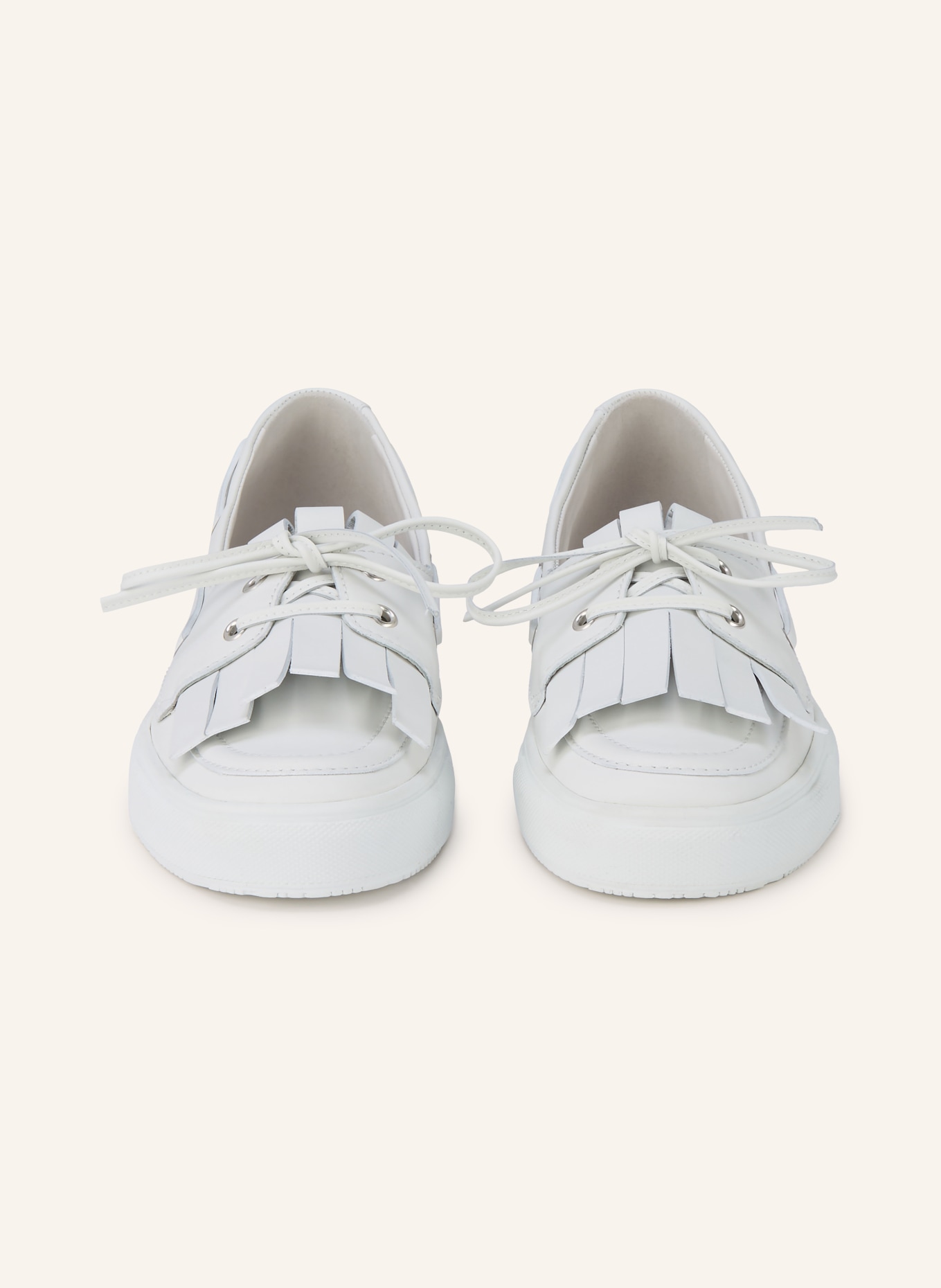 KENNEL & SCHMENGER LENI boat shoes: WHITE