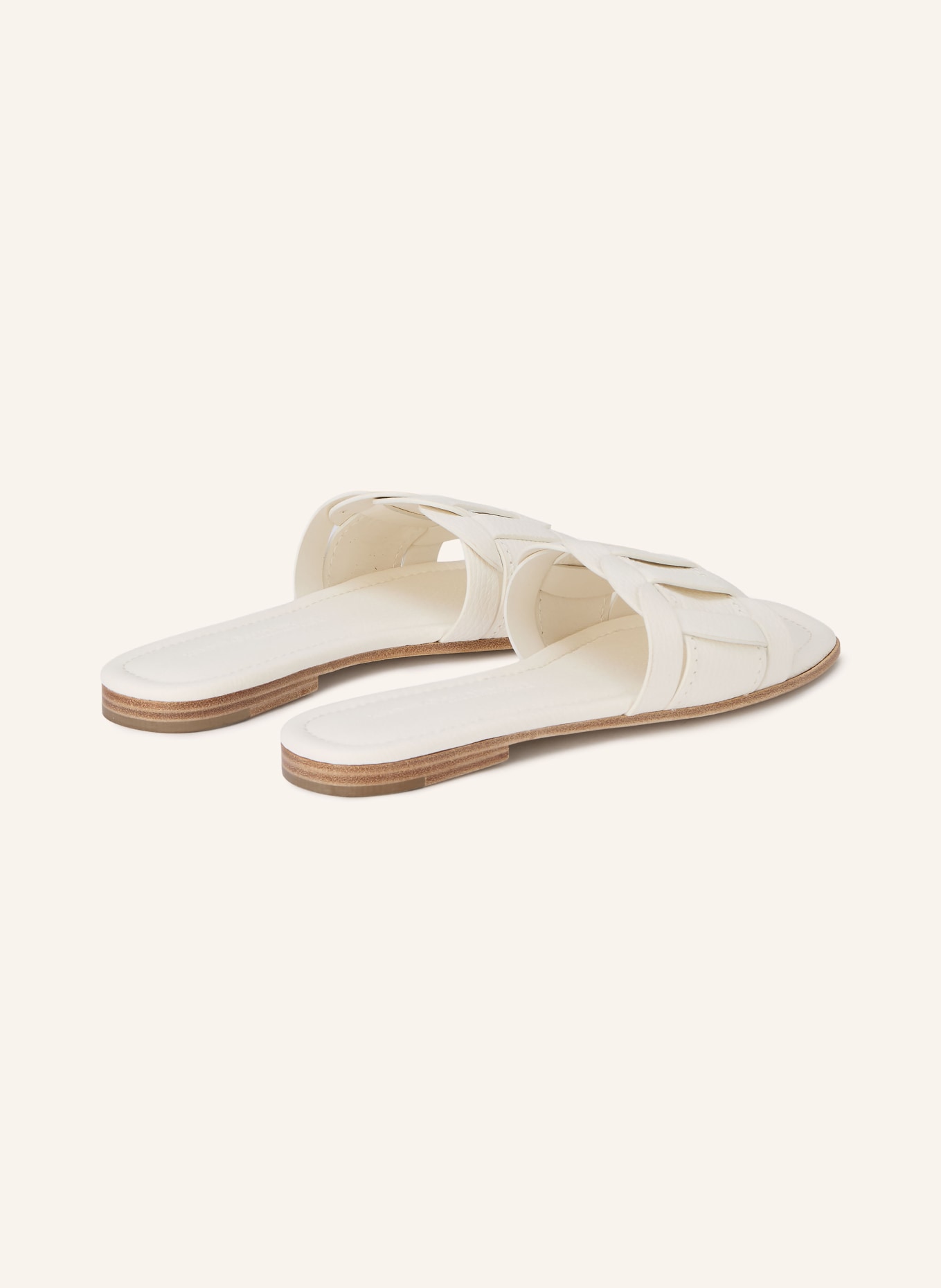 KENNEL & SCHMENGER HOLLY mules: WHITE
