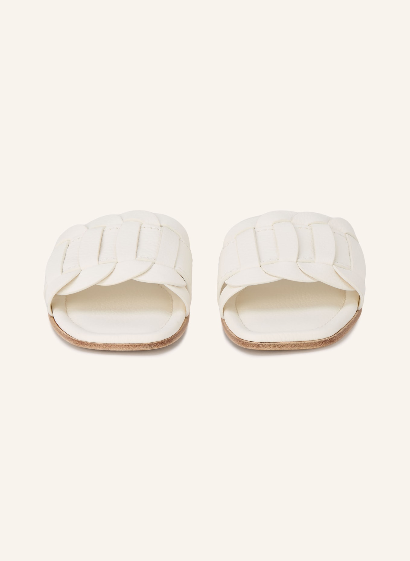 KENNEL & SCHMENGER HOLLY mules: WHITE