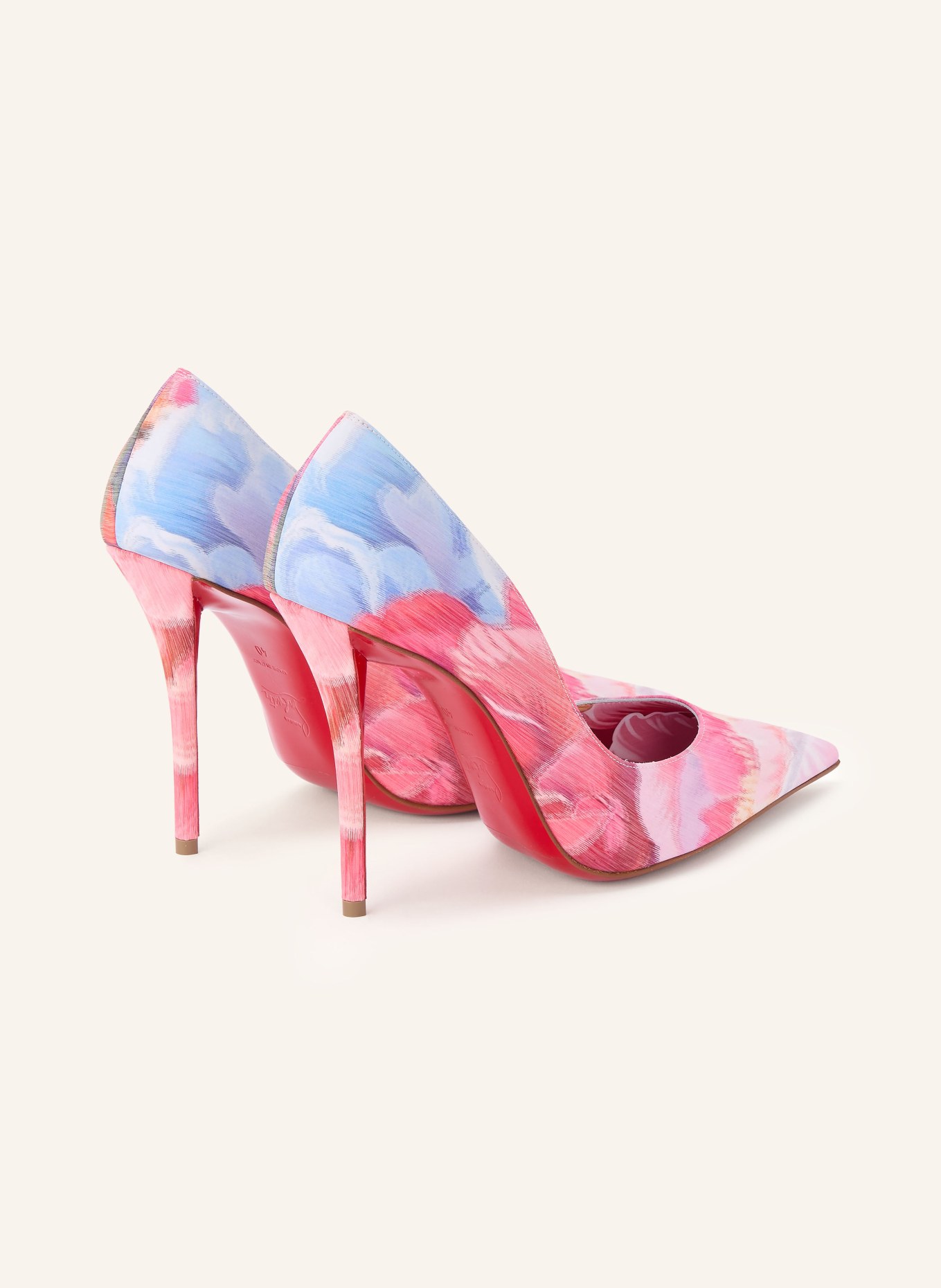 Christian Louboutin Pumps MISS Z 100: ROSA / HELLBLAU / WEISS