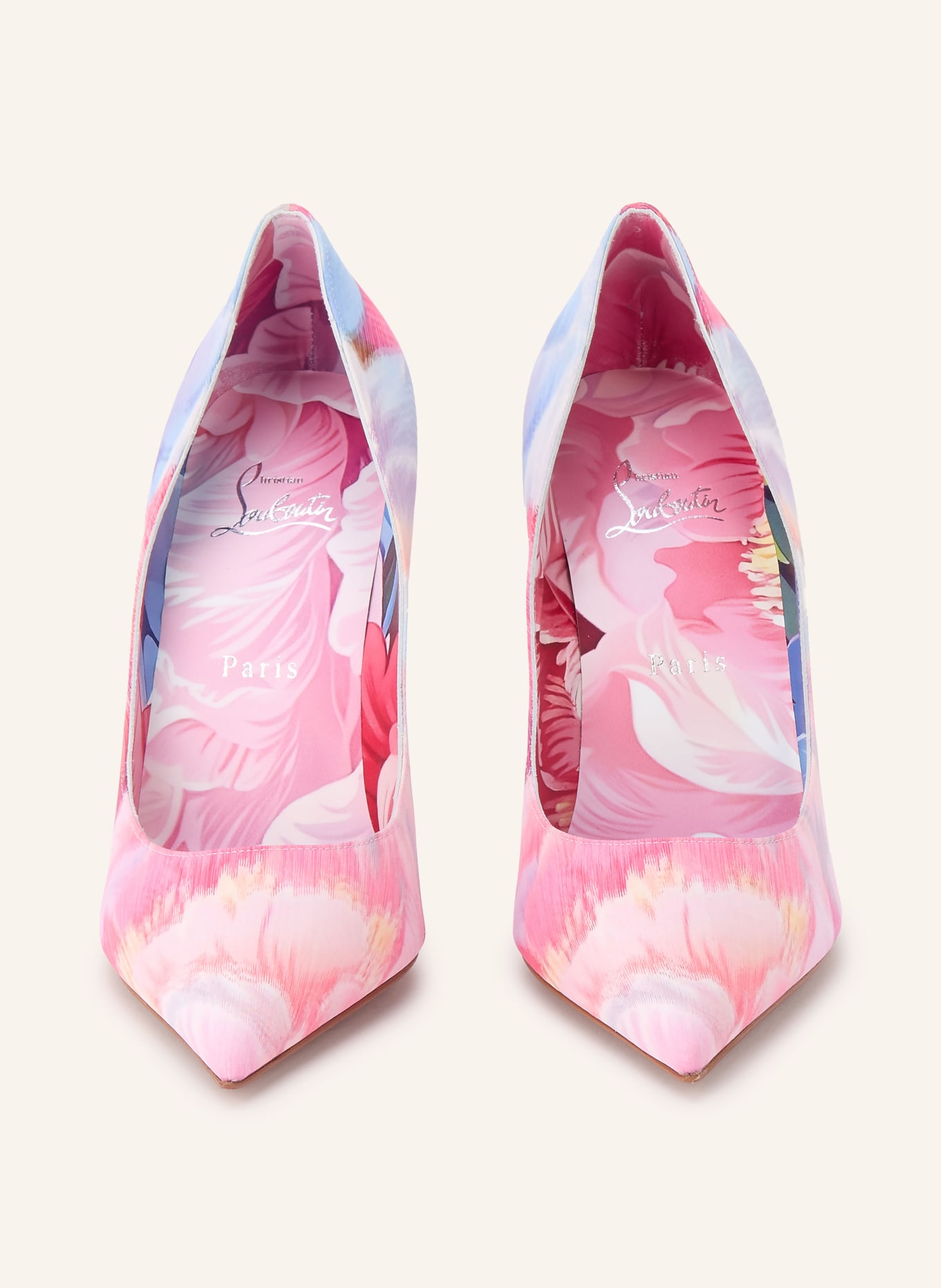 Christian Louboutin Pumps MISS Z 100: ROSA / HELLBLAU / WEISS