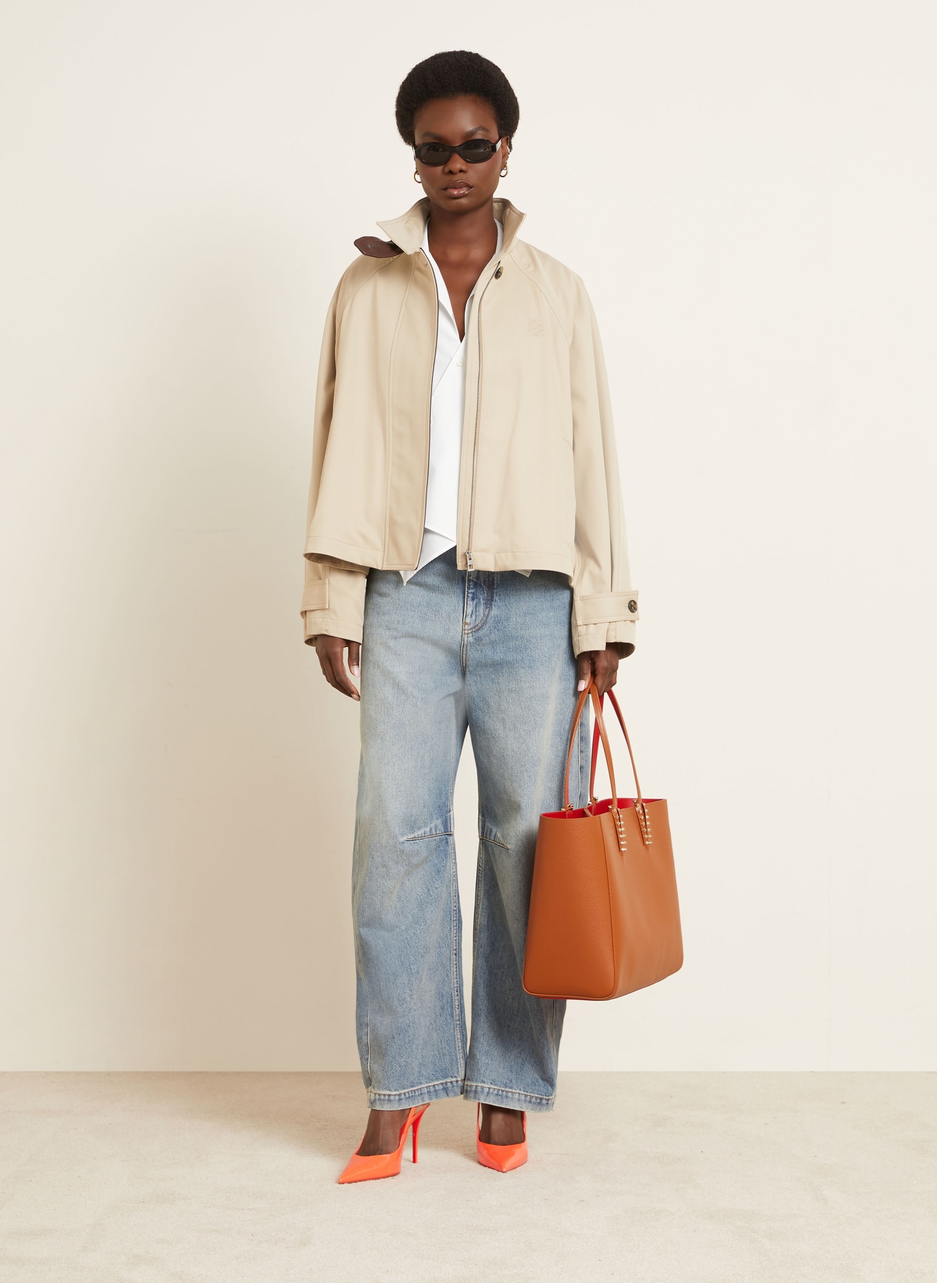 Christian Louboutin Sling pumps MISS Z 100: ORANGE