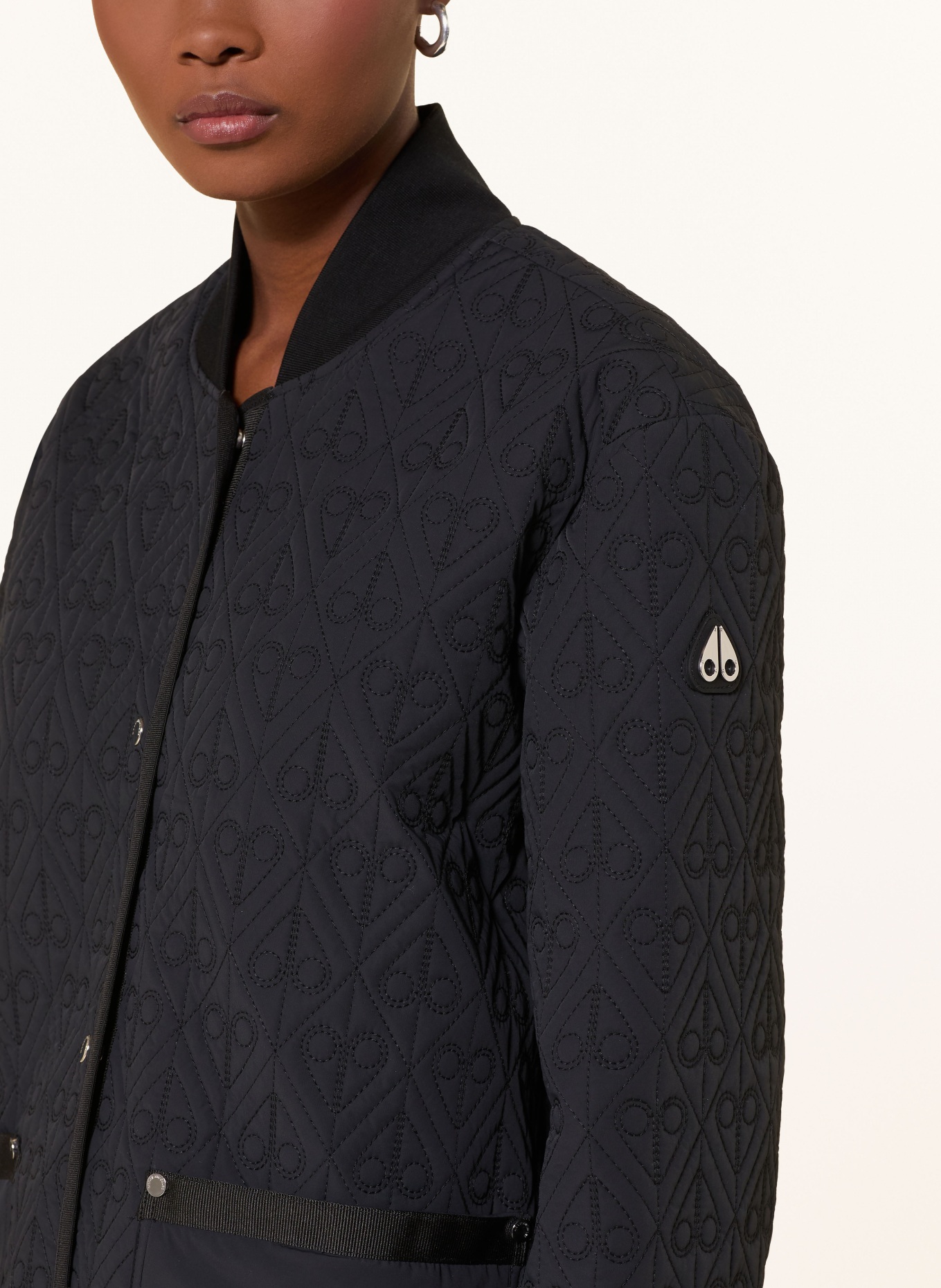 MOOSE KNUCKLES Steppjacke: SCHWARZ