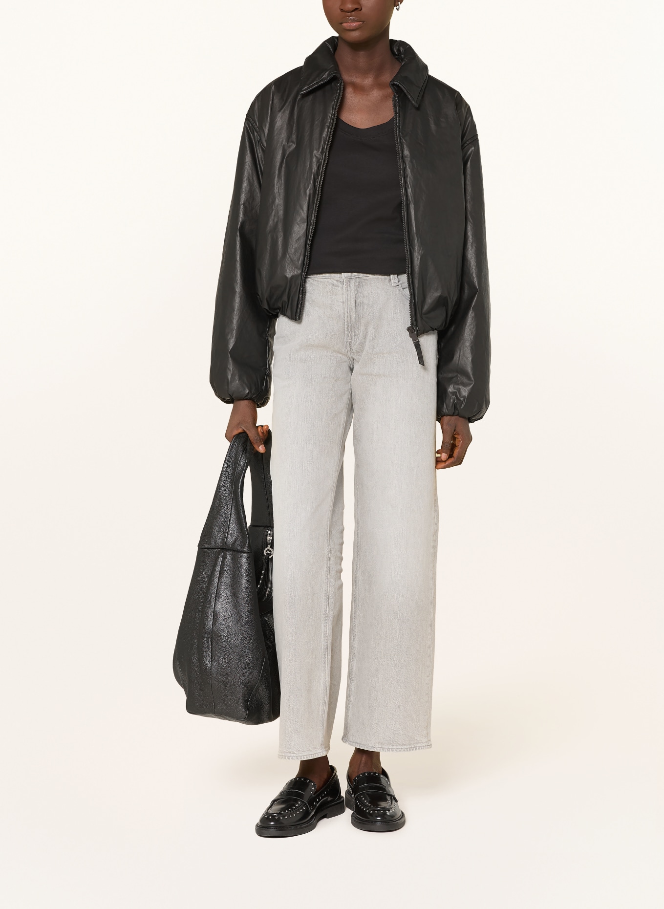 G-Star Džíny s širokými nohavicemi JUDEE: H962 beached faded dolomite grey