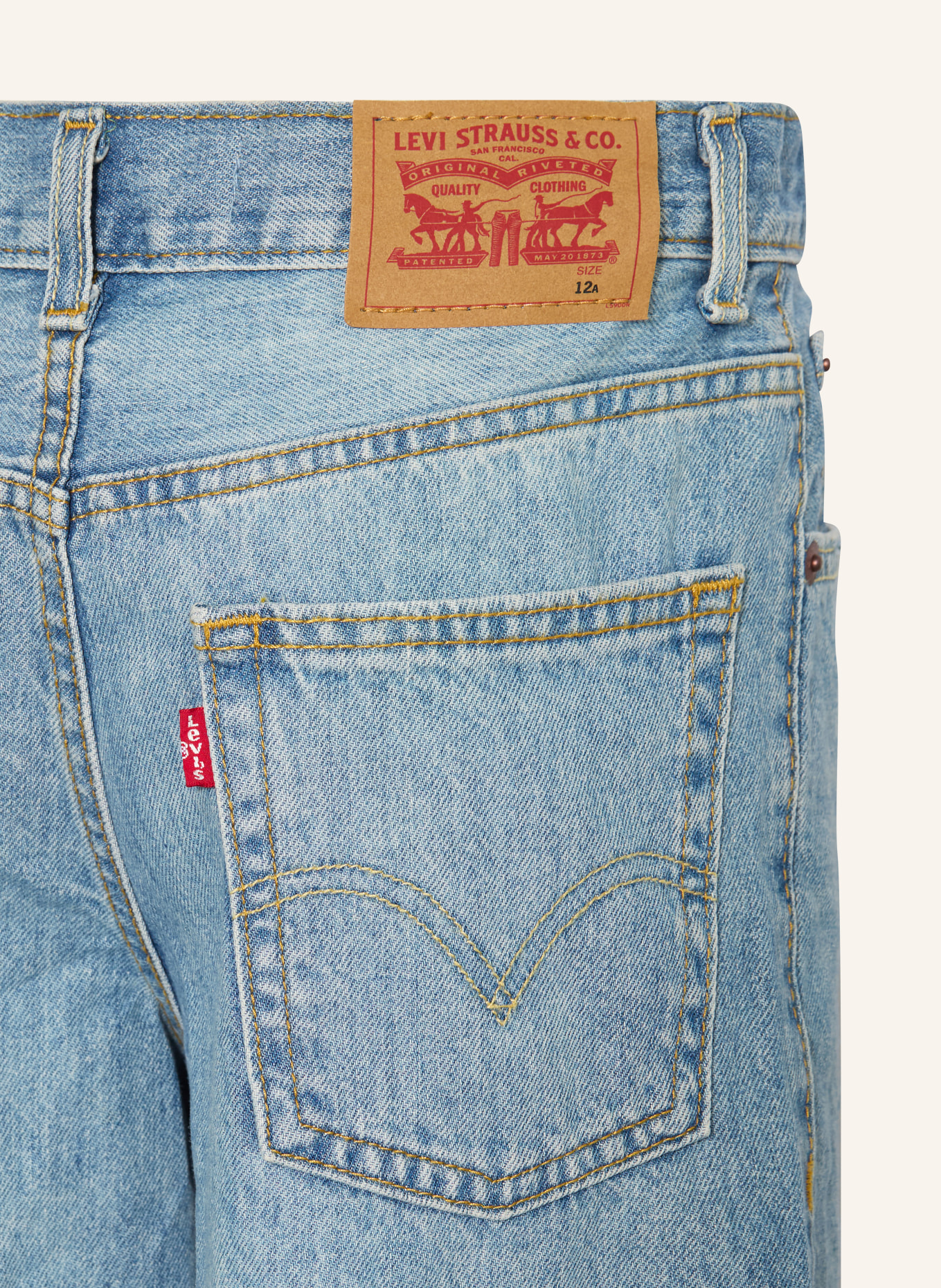 Levi's® Jeansshorts: BLAU