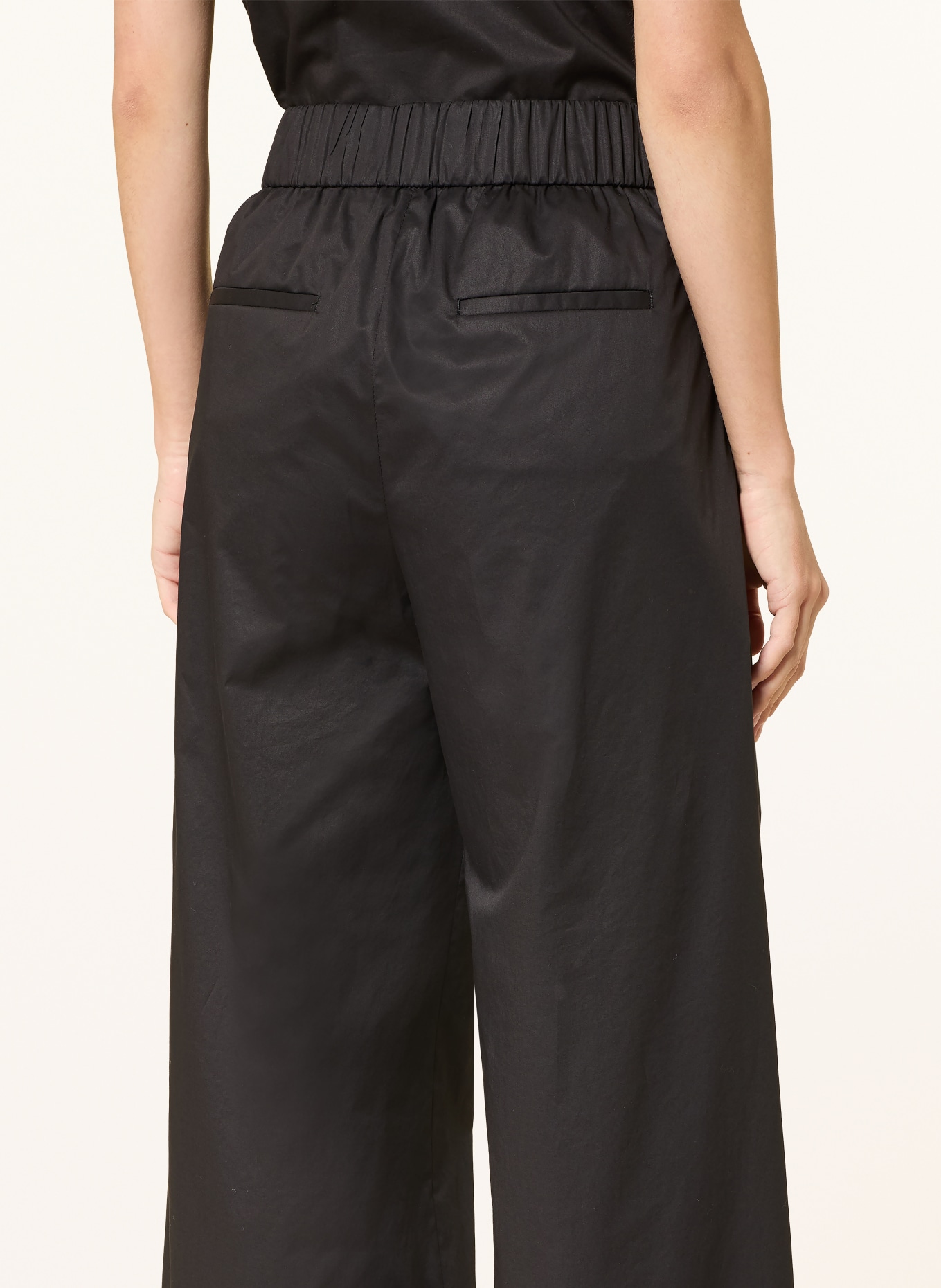 PESERICO Marlenehose: SCHWARZ