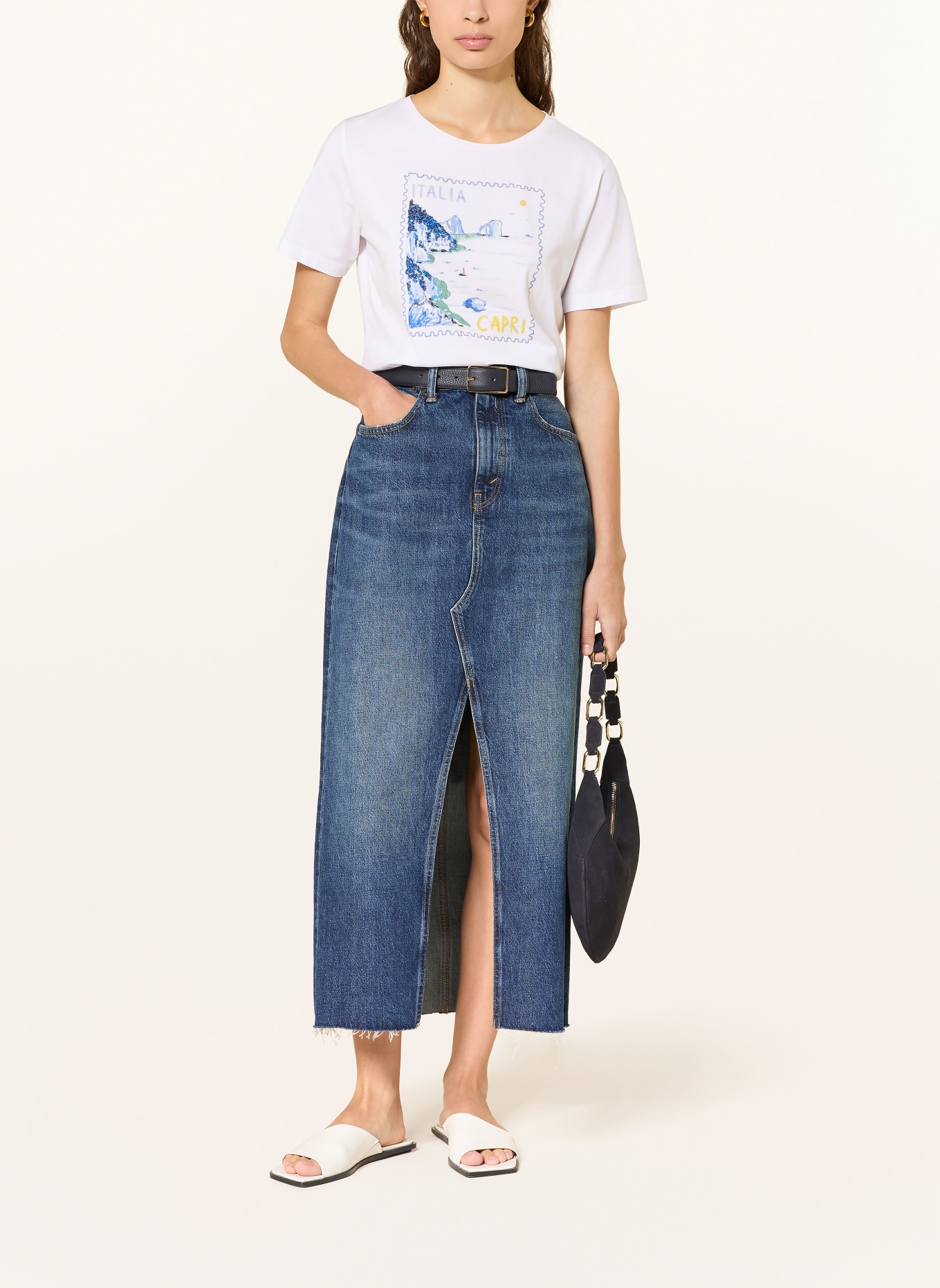 lilienfels Tričko s flitry: KRÉMOVÁ / MÁTOVÁ / MODRÁ