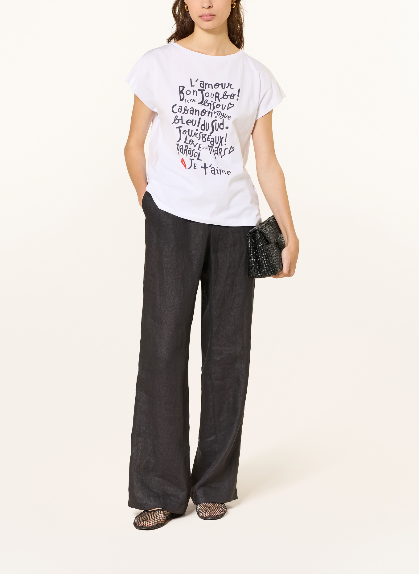 lilienfels T-shirt: WHITE / RED / BLACK