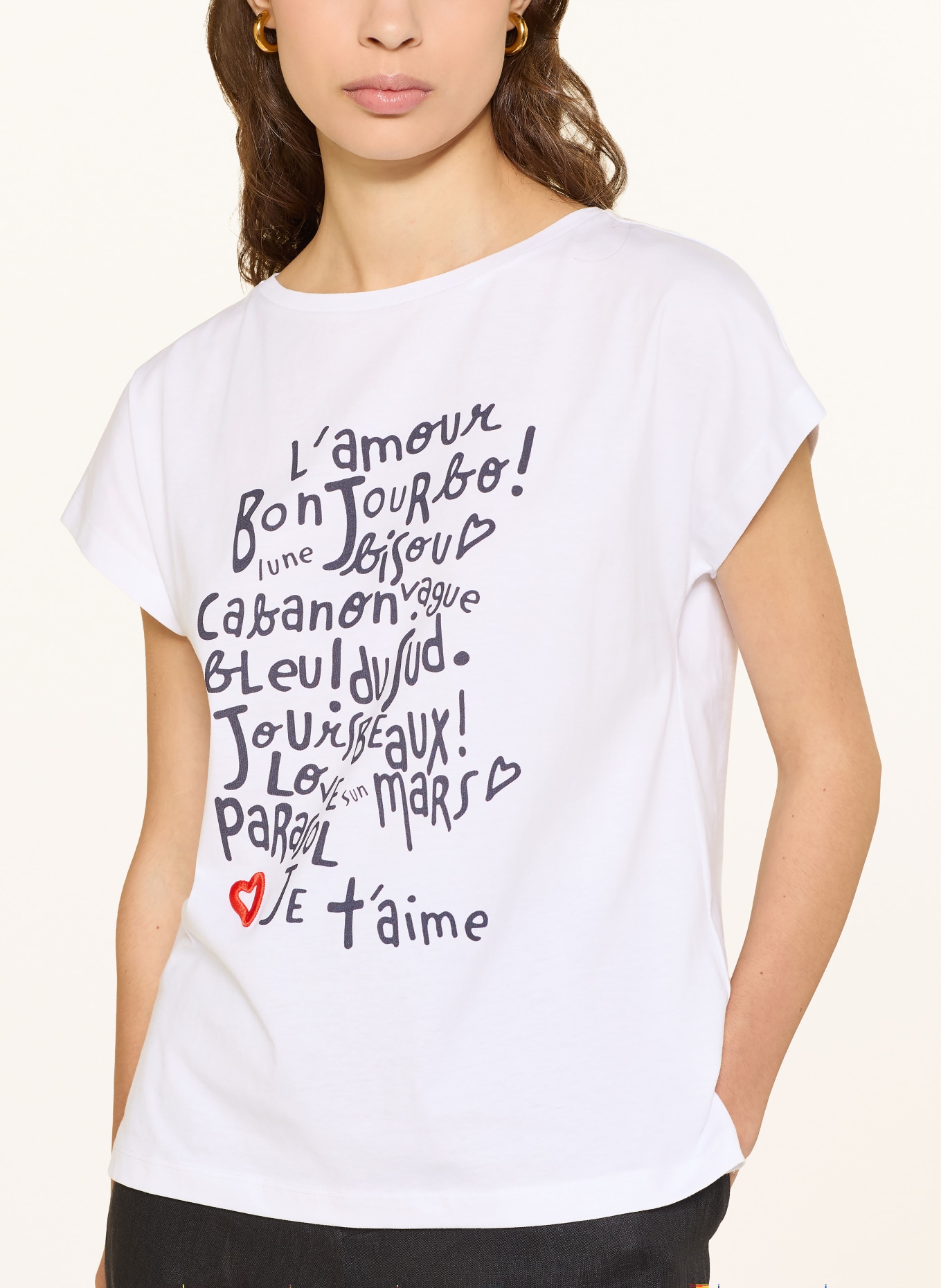 lilienfels T-shirt: WHITE / RED / BLACK