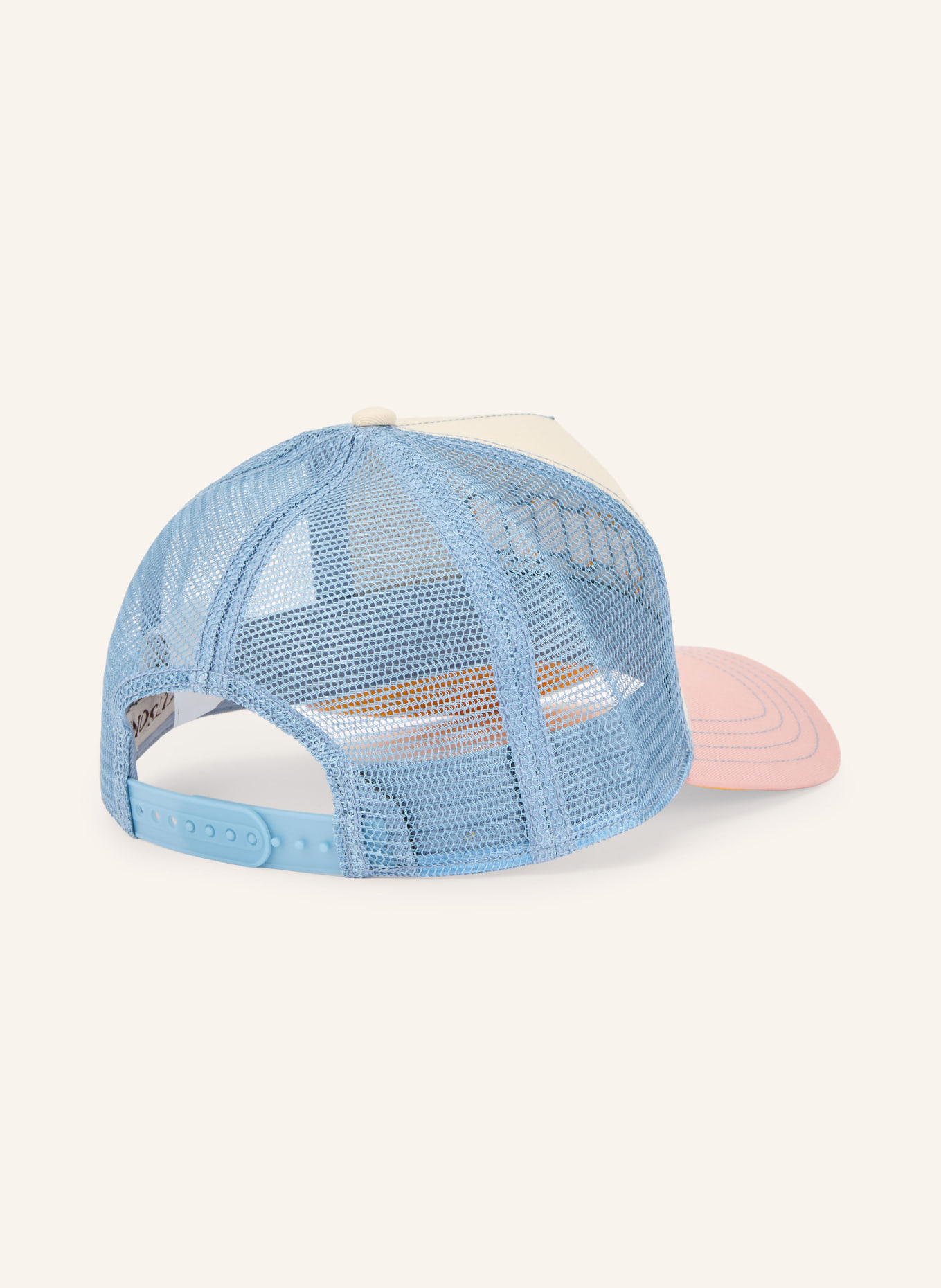 STETSON cap: LIGHT BLUE / LIGHT PINK / ECRU
