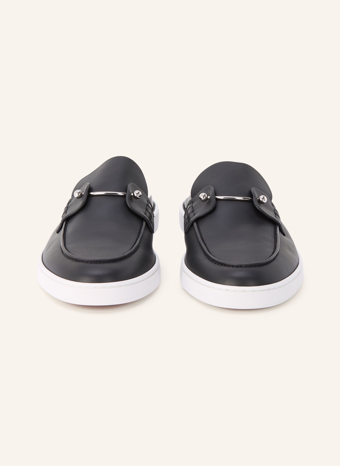 Christian Louboutin CHANME mules: BLACK