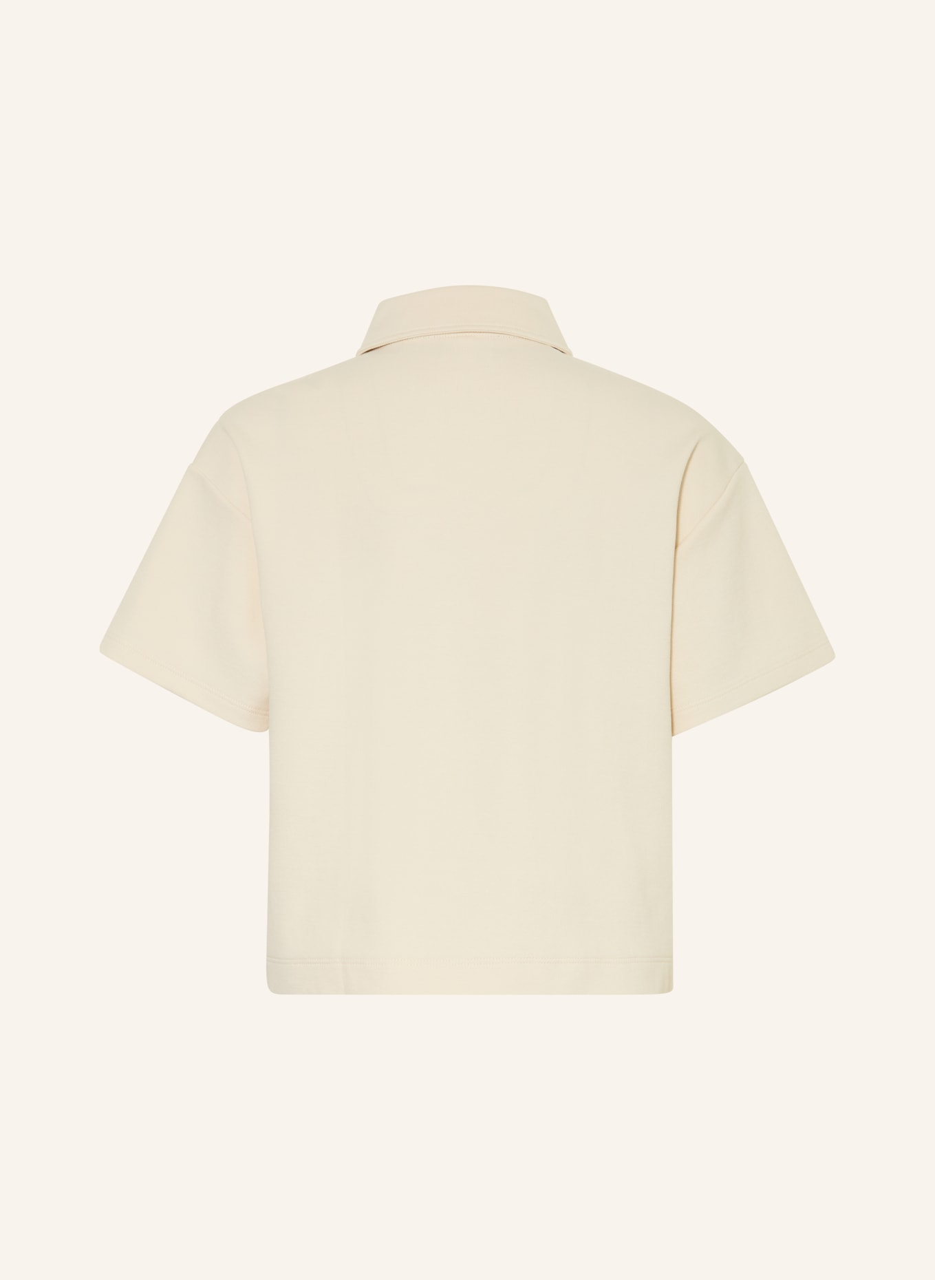 LACOSTE Piqué-Poloshirt: ECRU