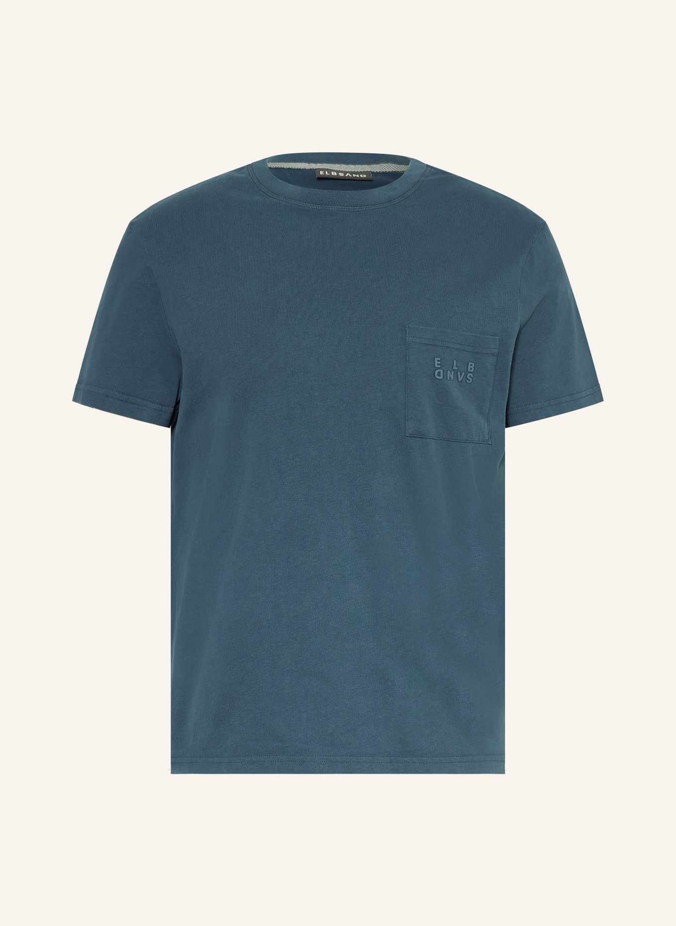 ELBSAND T-shirt SALO: BLEU PÉTROLE