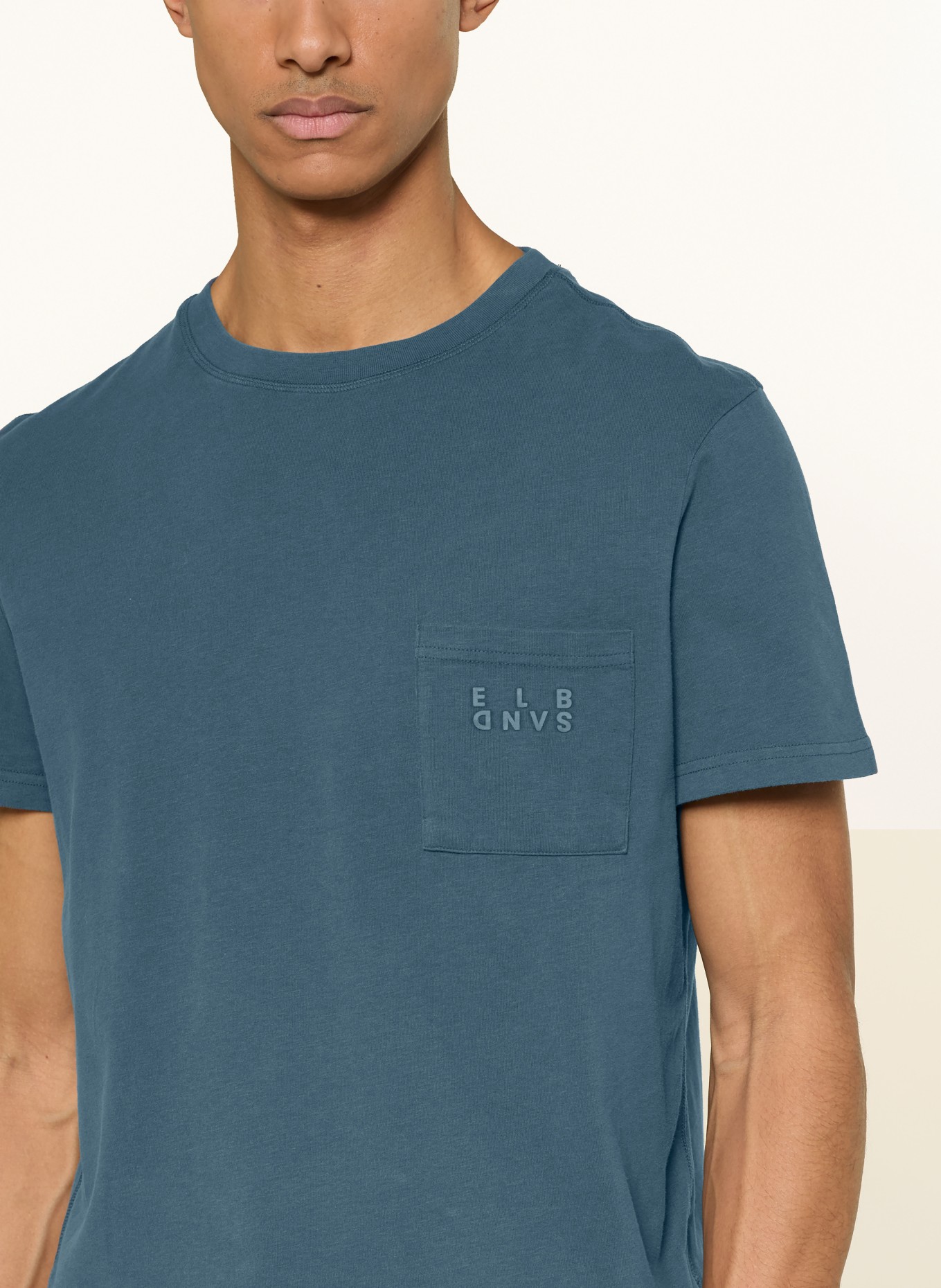 ELBSAND T-shirt SALO: BLEU PÉTROLE