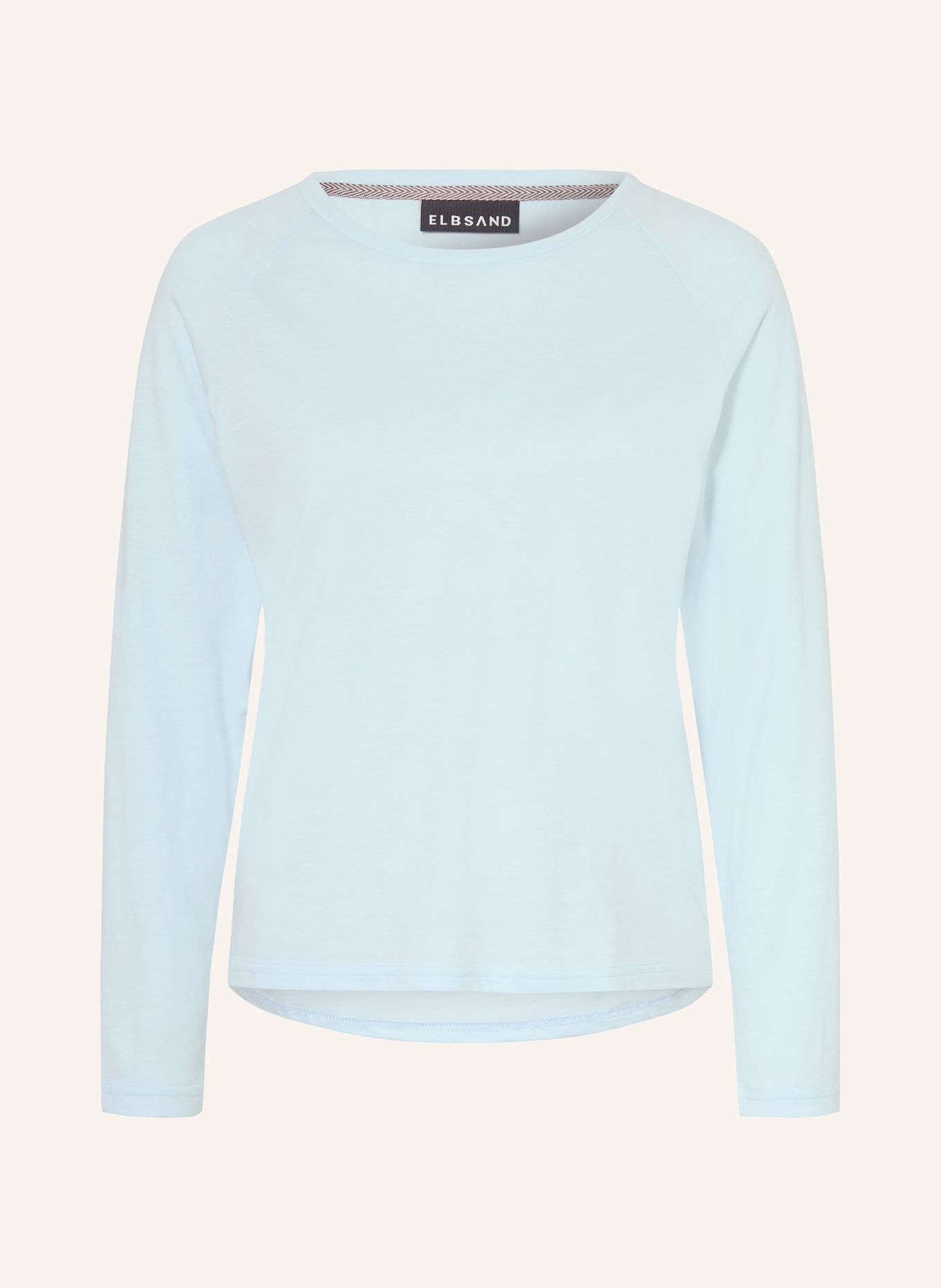 ELBSAND Long-sleeved TIRA: LIGHT BLUE