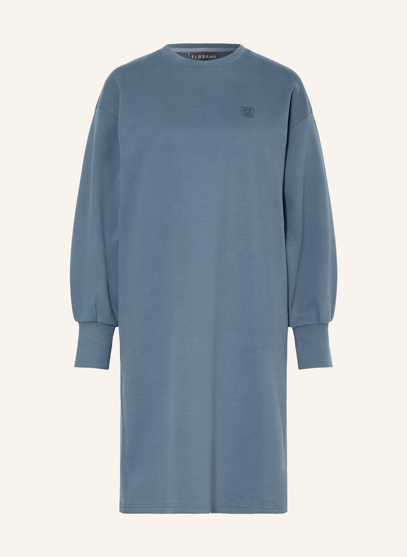 ELBSAND Svetrové šaty YENAS: MODRÁ