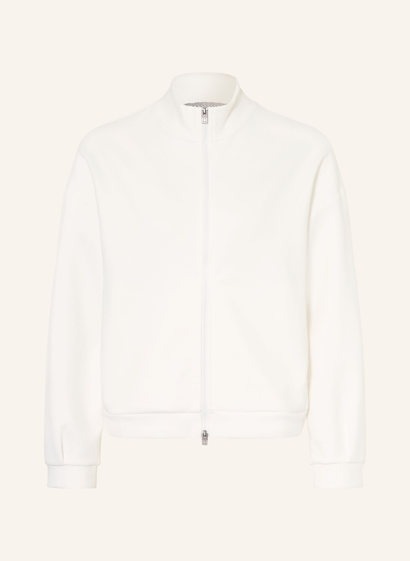 ELBSAND JALMA sweatshirt jacket: CREAM