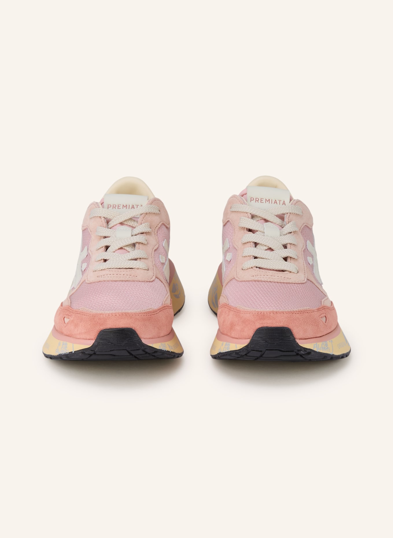 PREMIATA LAURYN sneaker: ROSE / ECRU