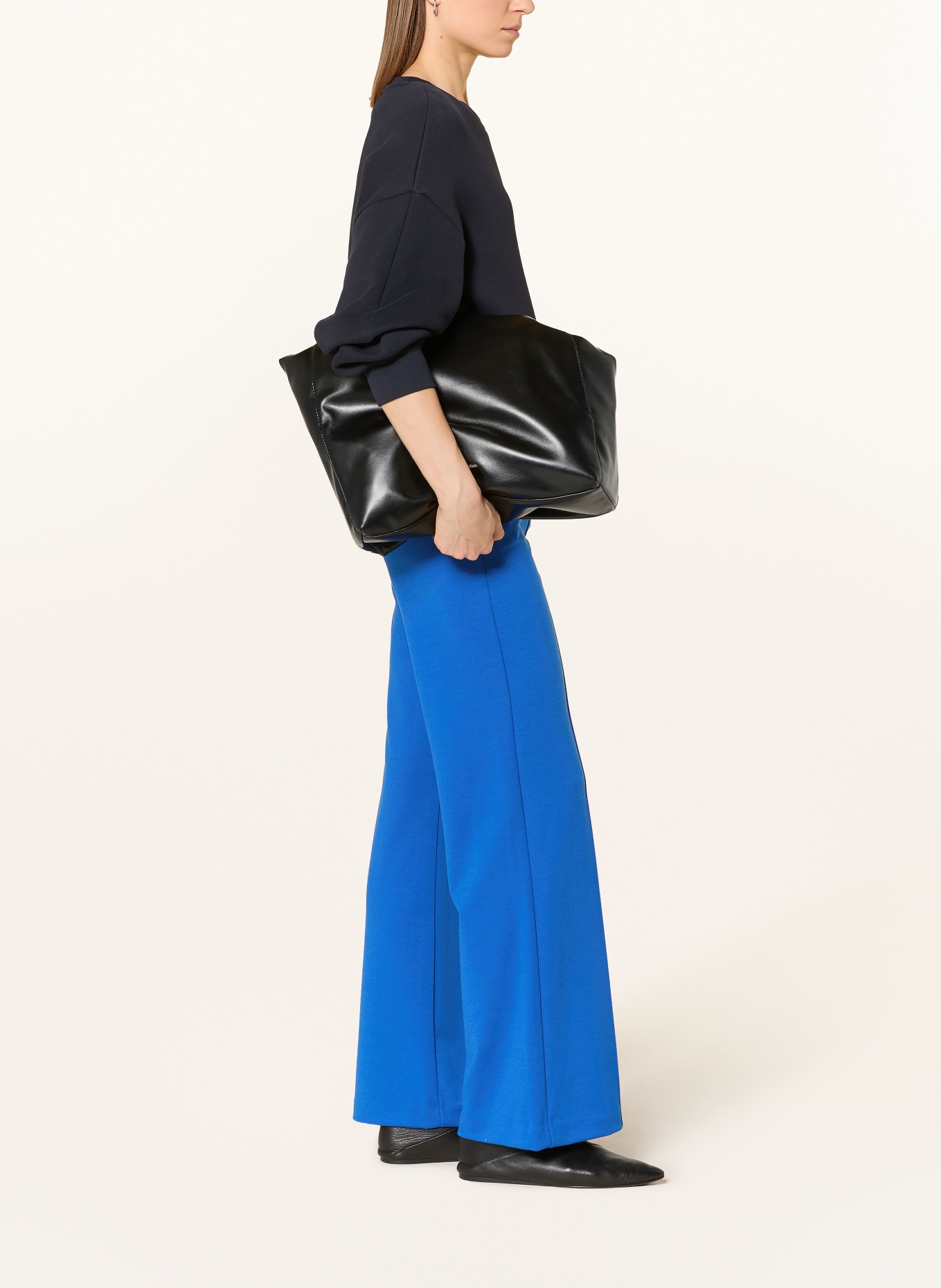 Smith & Soul Jerseyové kalhoty Marlene: MODRÁ