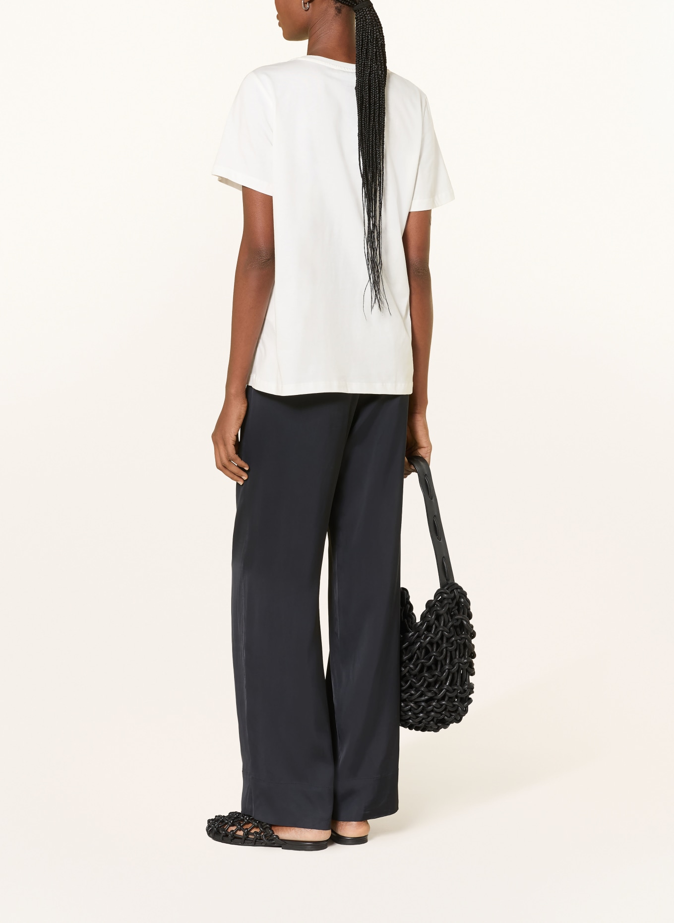 Smith & Soul tričko: BÍLÁ / TMAVĚ MODRÁ