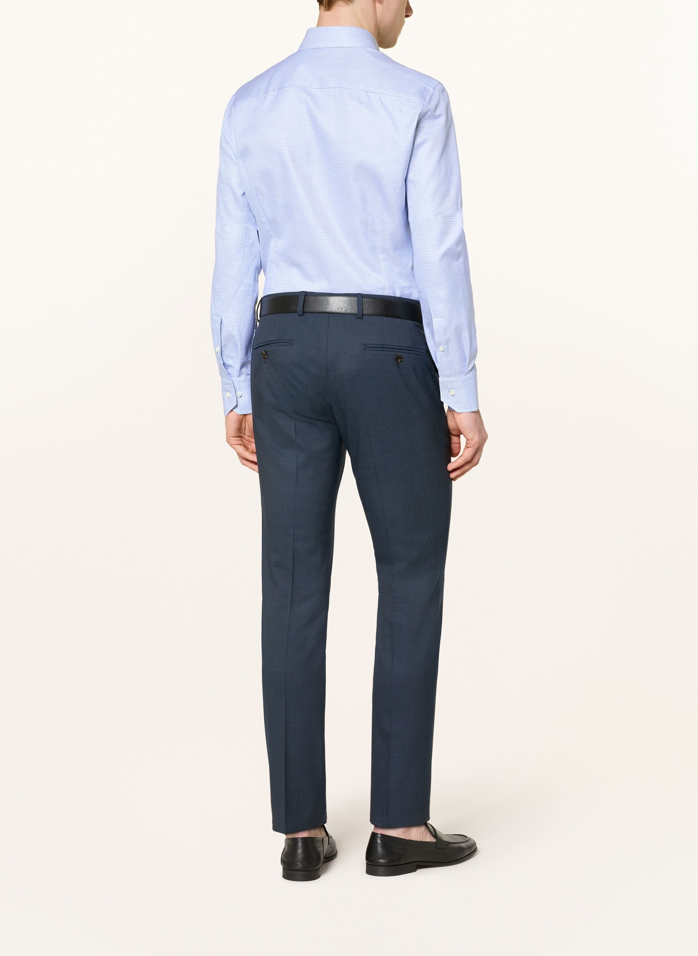 Stenströms Koszula Slimline Fit: JASNONIEBIESKI / BIAŁY