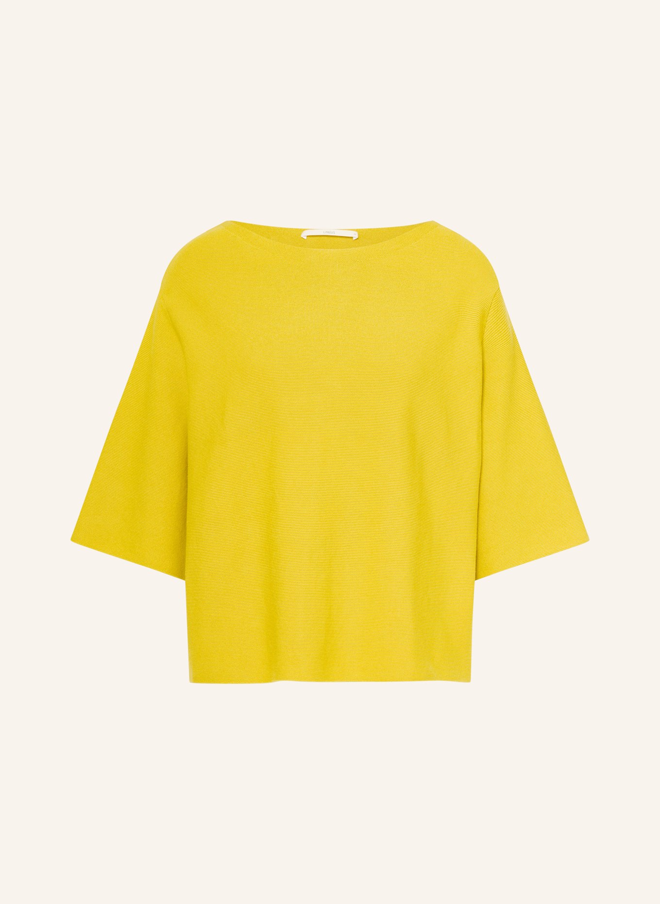 LANIUS Sweater with 3/4 sleeves: YELLOW