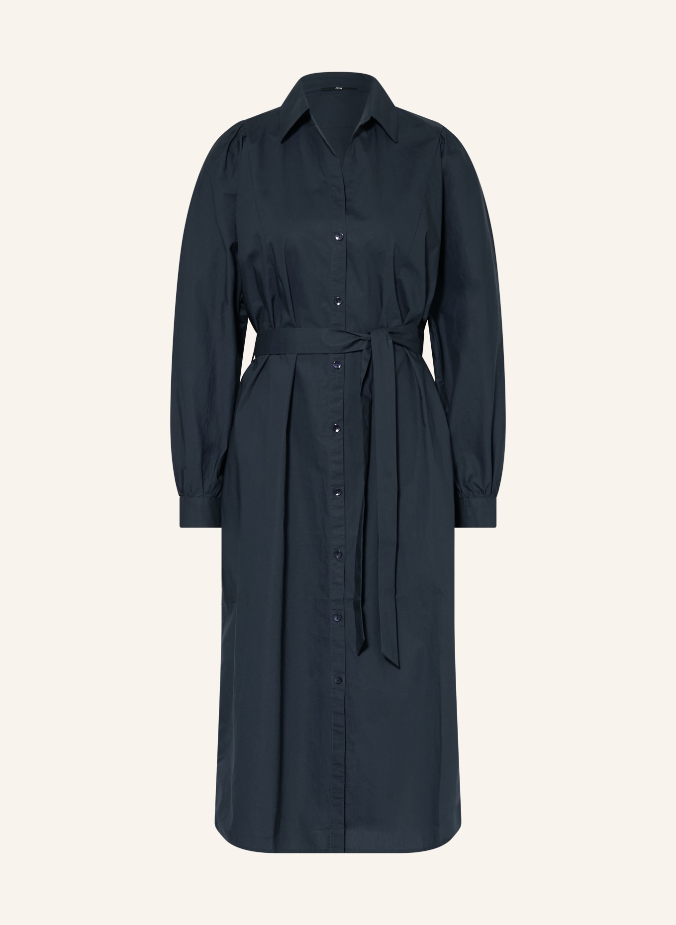 LANIUS Košilové šaty: TMAVĚ MODRÁ