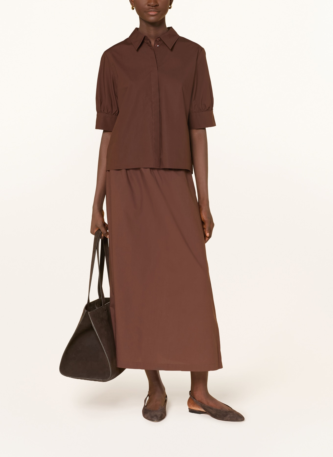 LANIUS košile: HNĚDÁ