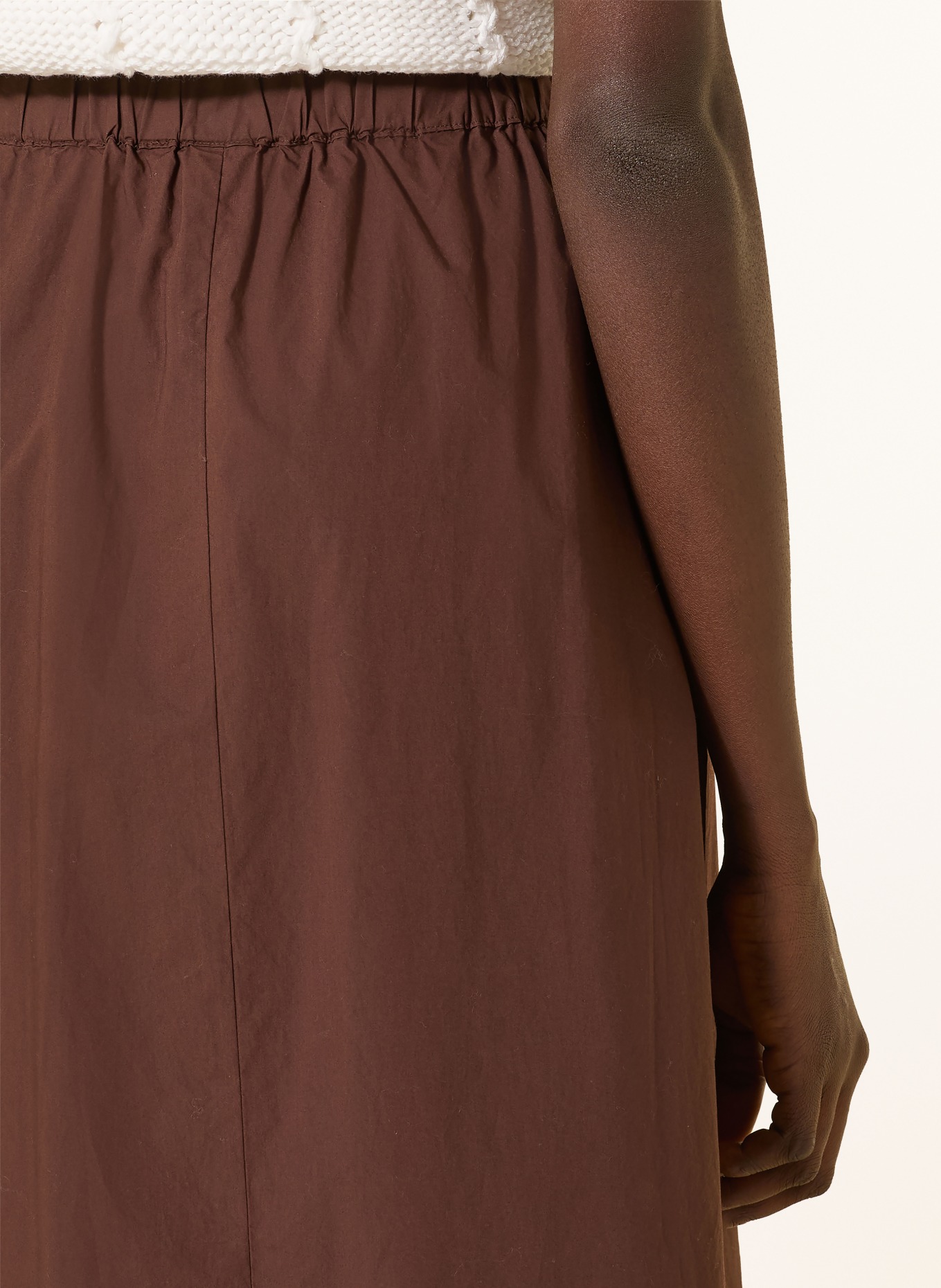 LANIUS skirt: BROWN
