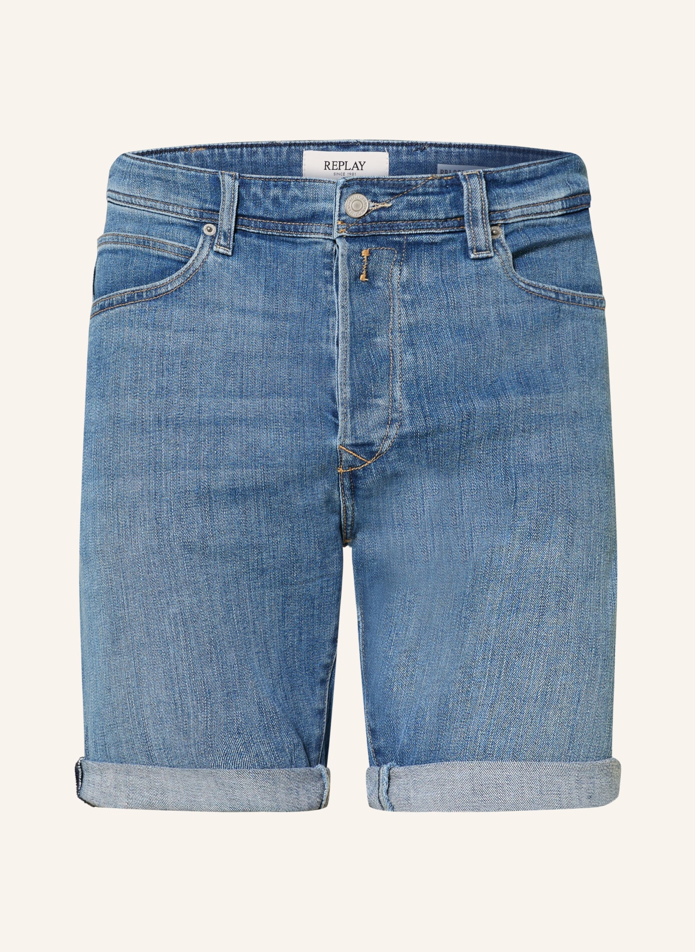 REPLAY short en jean: 009 MEDIUM BLUE