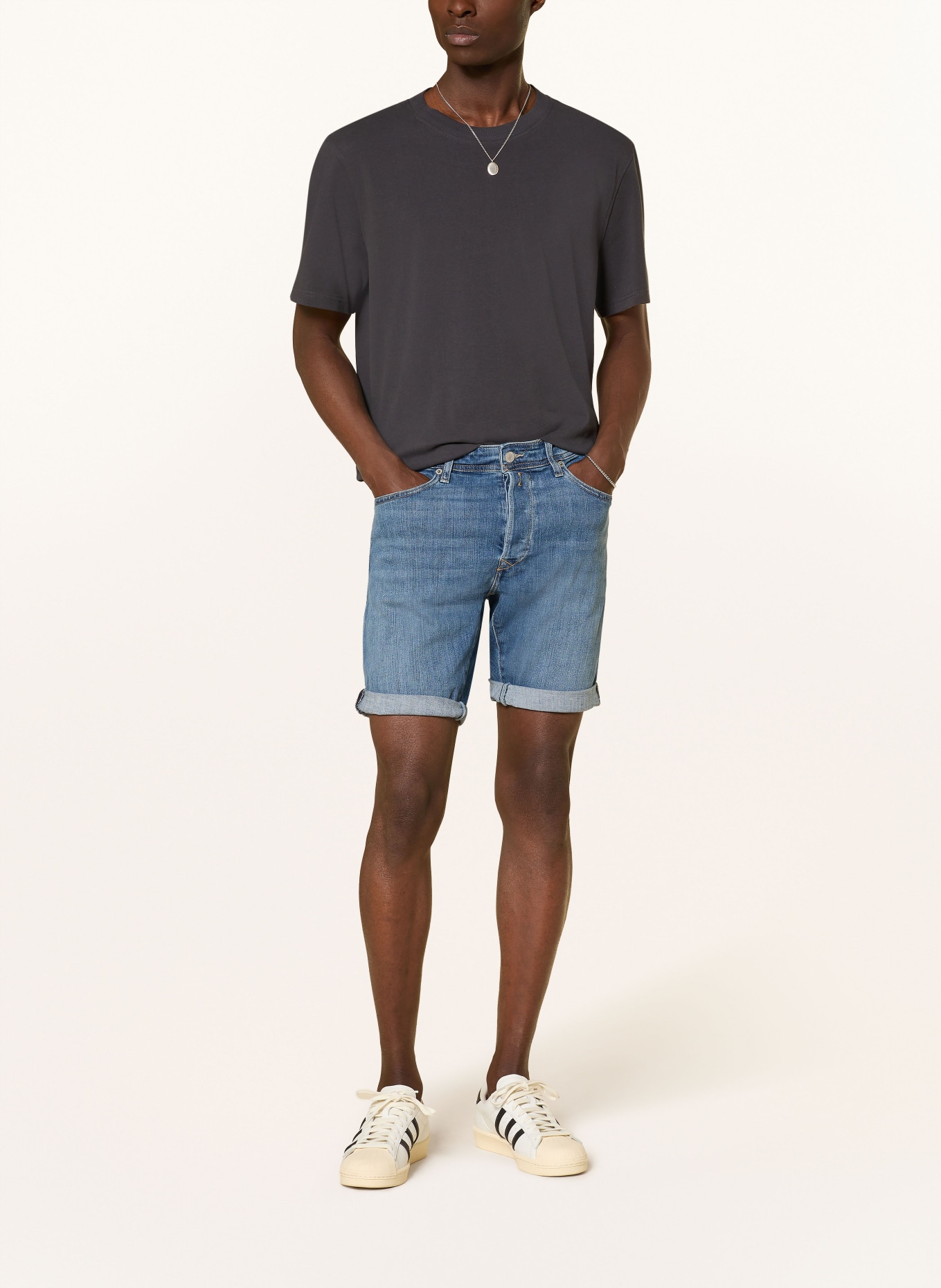 REPLAY short en jean: 009 MEDIUM BLUE