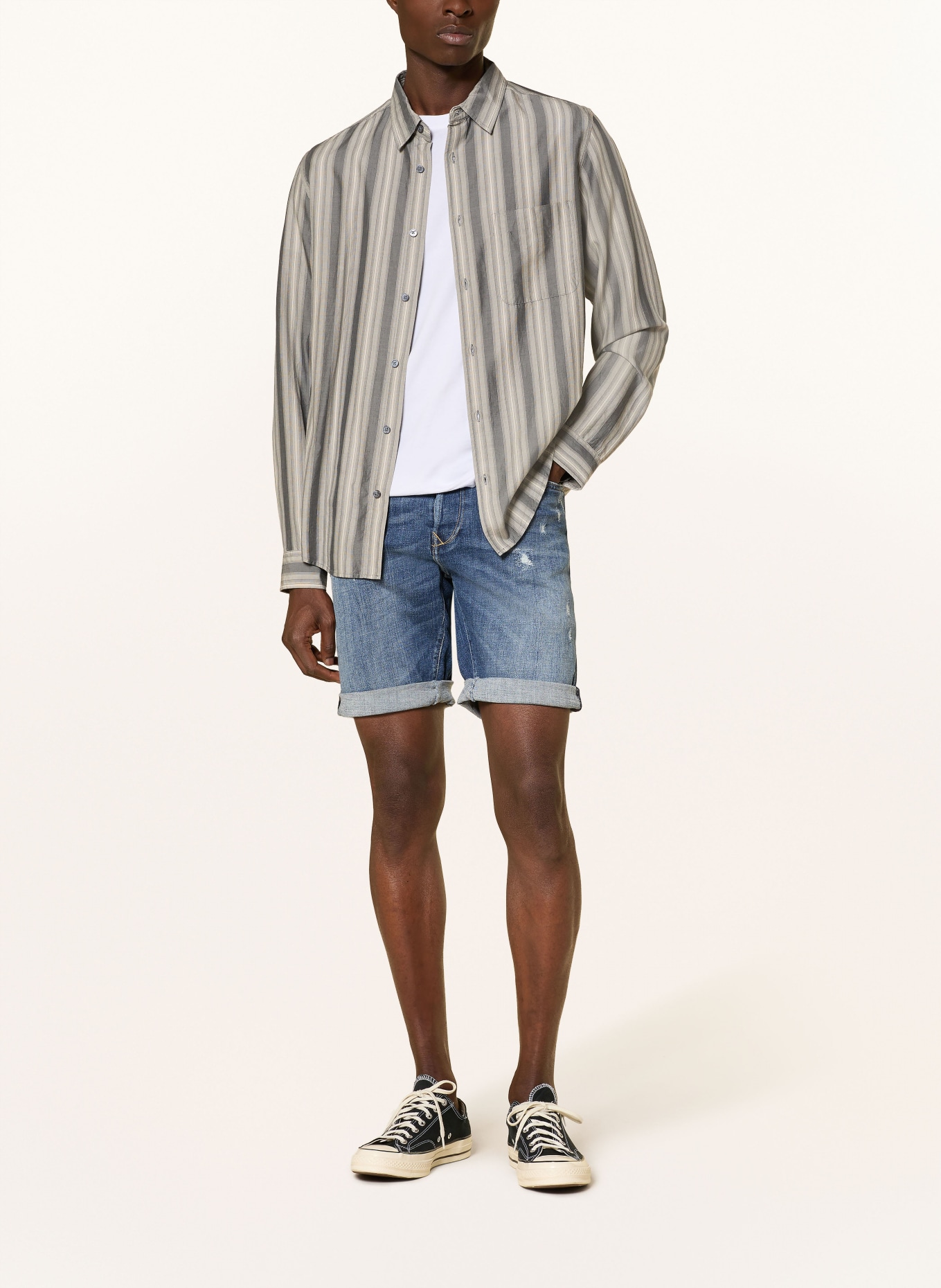 REPLAY short en jean: 009 MEDIUM BLUE