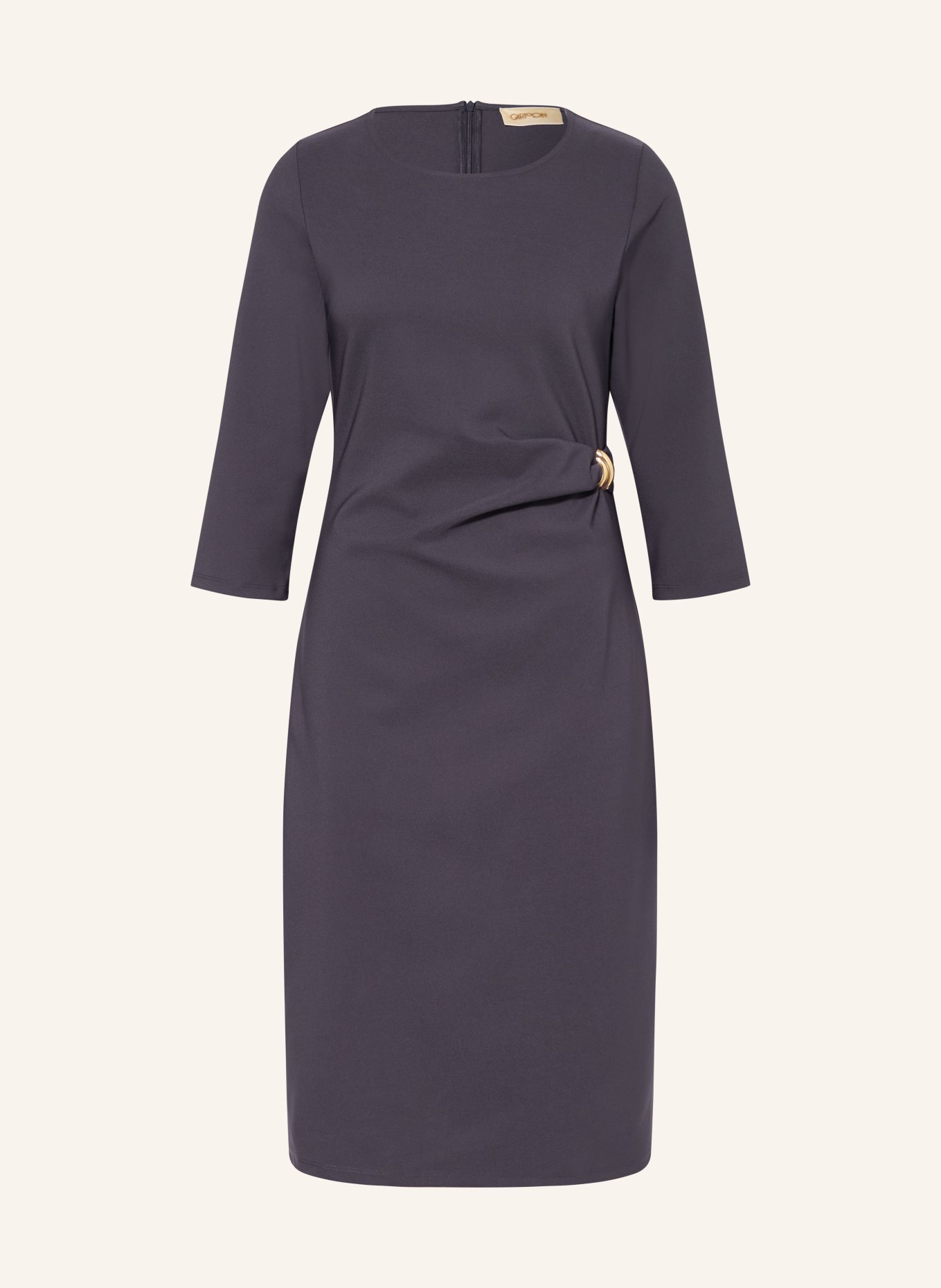 CARTOON Sheath dress with 3/4 sleeves: DARK BLUE