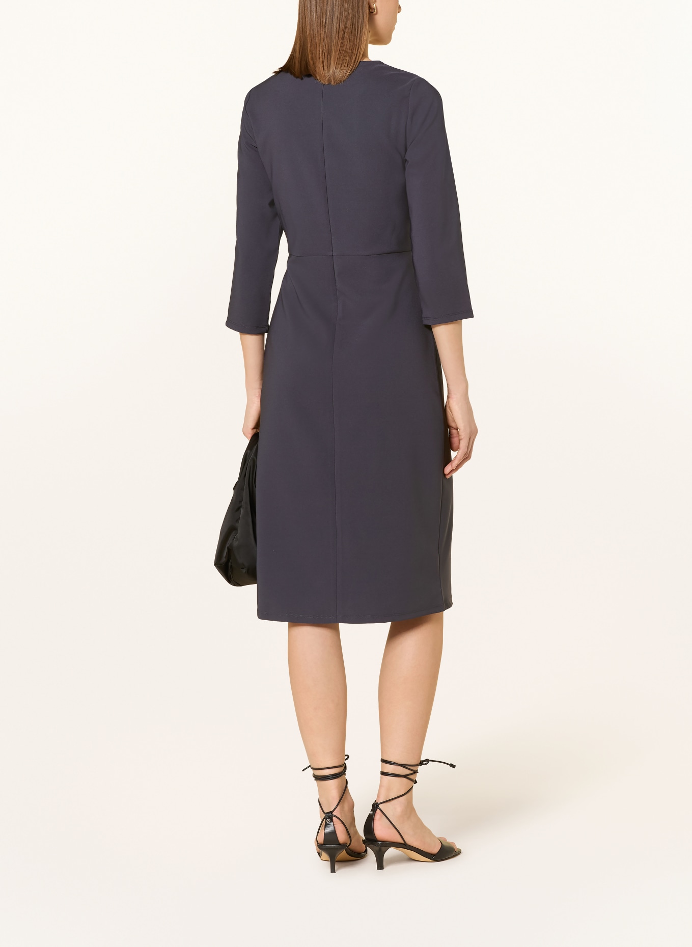 CARTOON Sheath dress with 3/4 sleeves: DARK BLUE