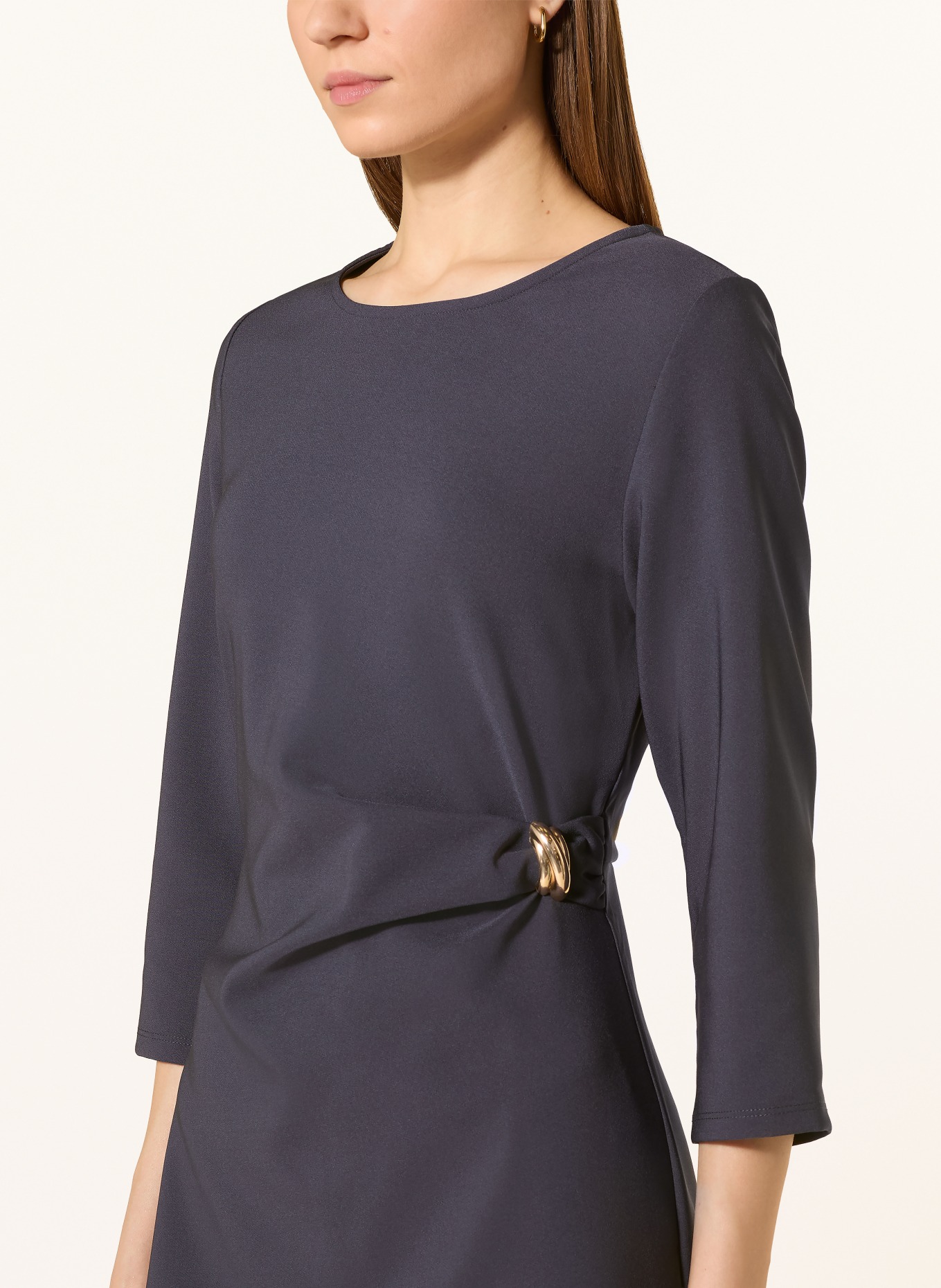 CARTOON Sheath dress with 3/4 sleeves: DARK BLUE