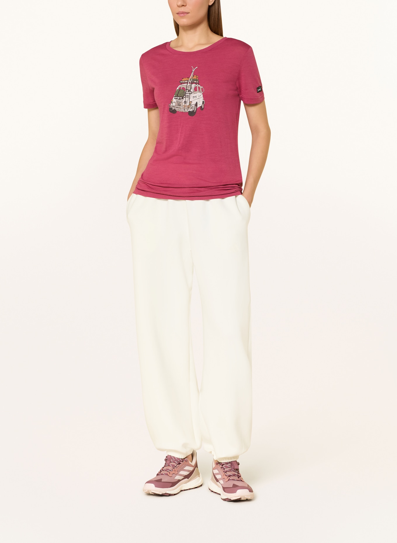 super.natural Tričko CARSKI s merino vlnou: RŮŽOVÁ