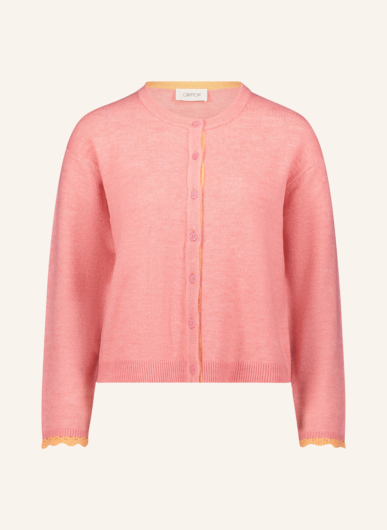 CARTOON svetr: SVĚTLE ČERVENÁ / ORANŽOVÁ