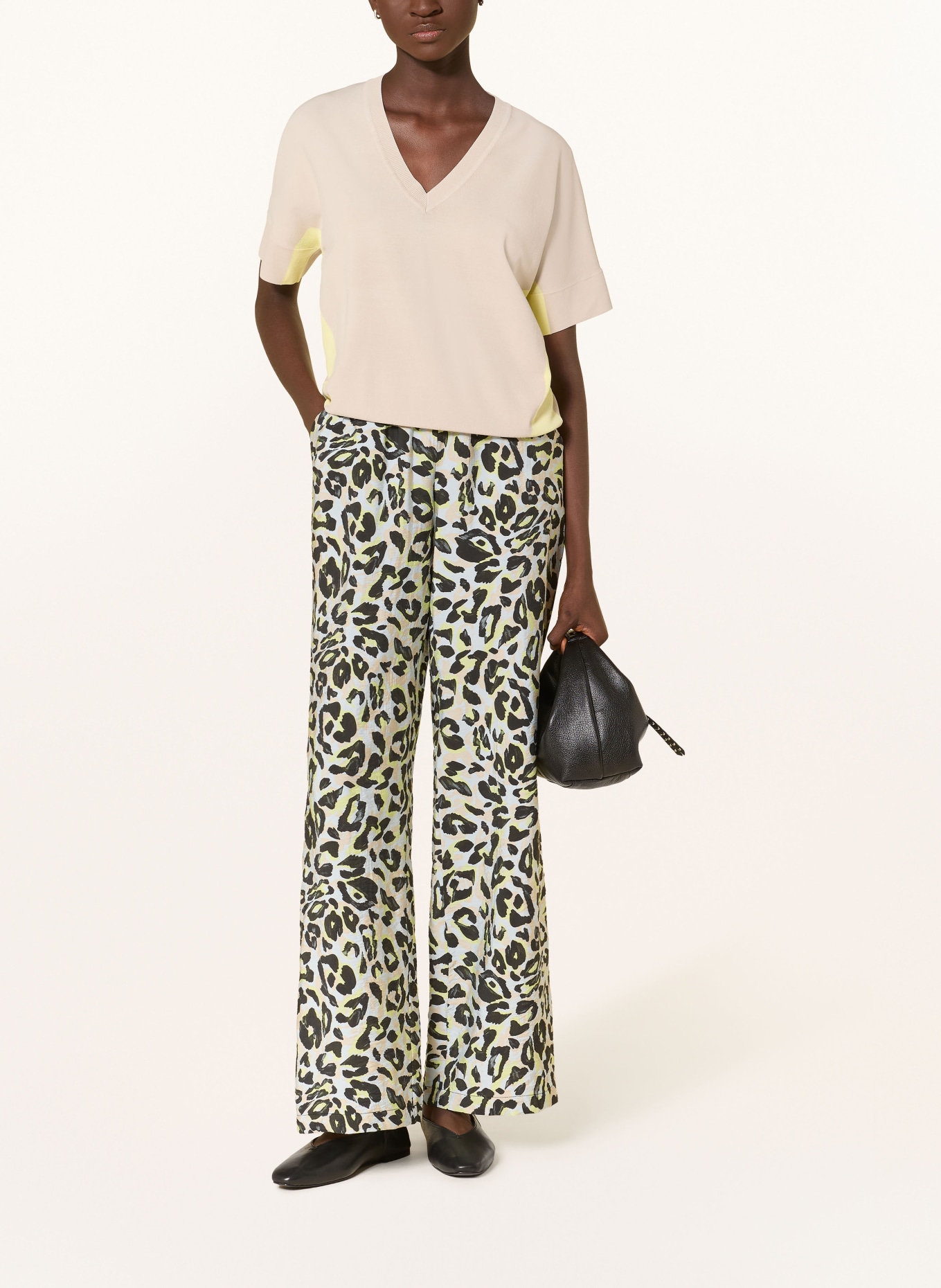 CATNOIR Hose: ECRU / NEONGELB / SCHWARZ